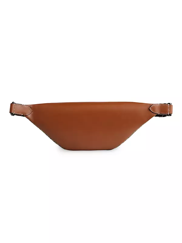 Coach Charter monogram-jacquard Leather Belt Bag - Brown