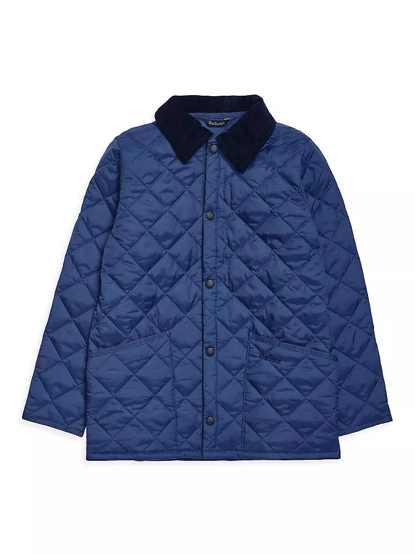 Shop Barbour Little Boy's & Boy's Liddesdale Quilted Jacket | Saks