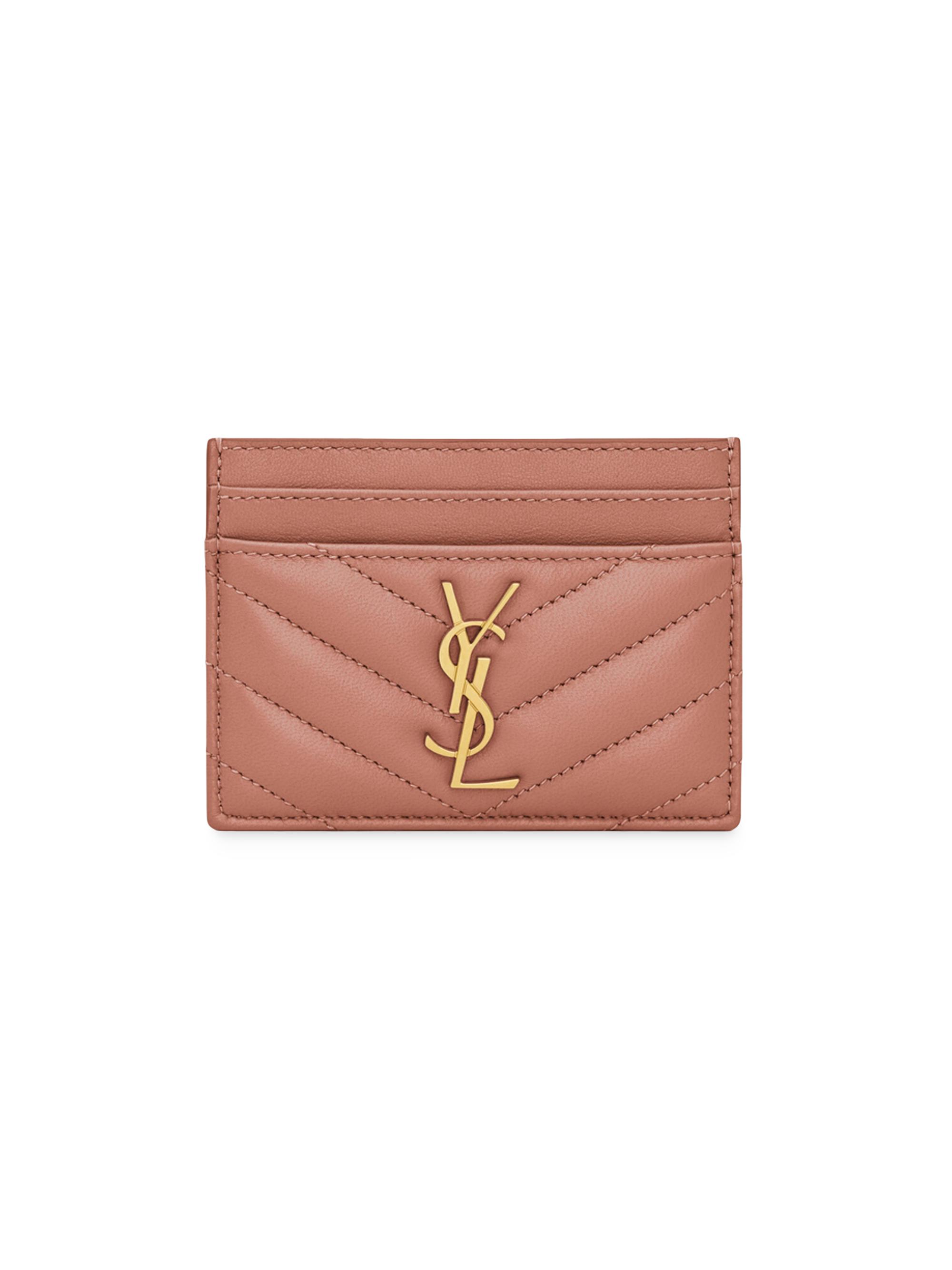 小物 SAINT LAURENT key CASE CASSANDRE SLIM KEY CASE IN GRAIN DE POUDRE LEATHER | Saint
