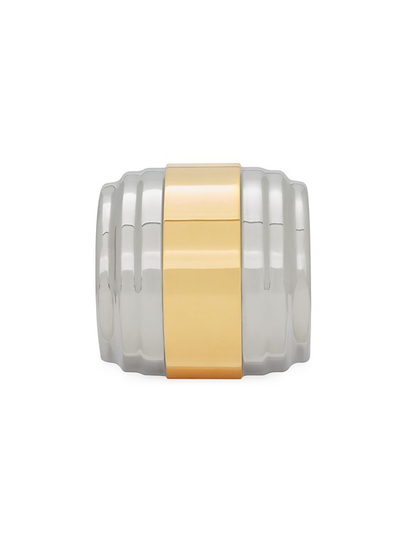 Shop Saint Laurent Wheel Cuff In Metal | Saks Fifth Avenue Shop Saint Laurent Wheel Cuff In Metal | Saks Fifth Avenue