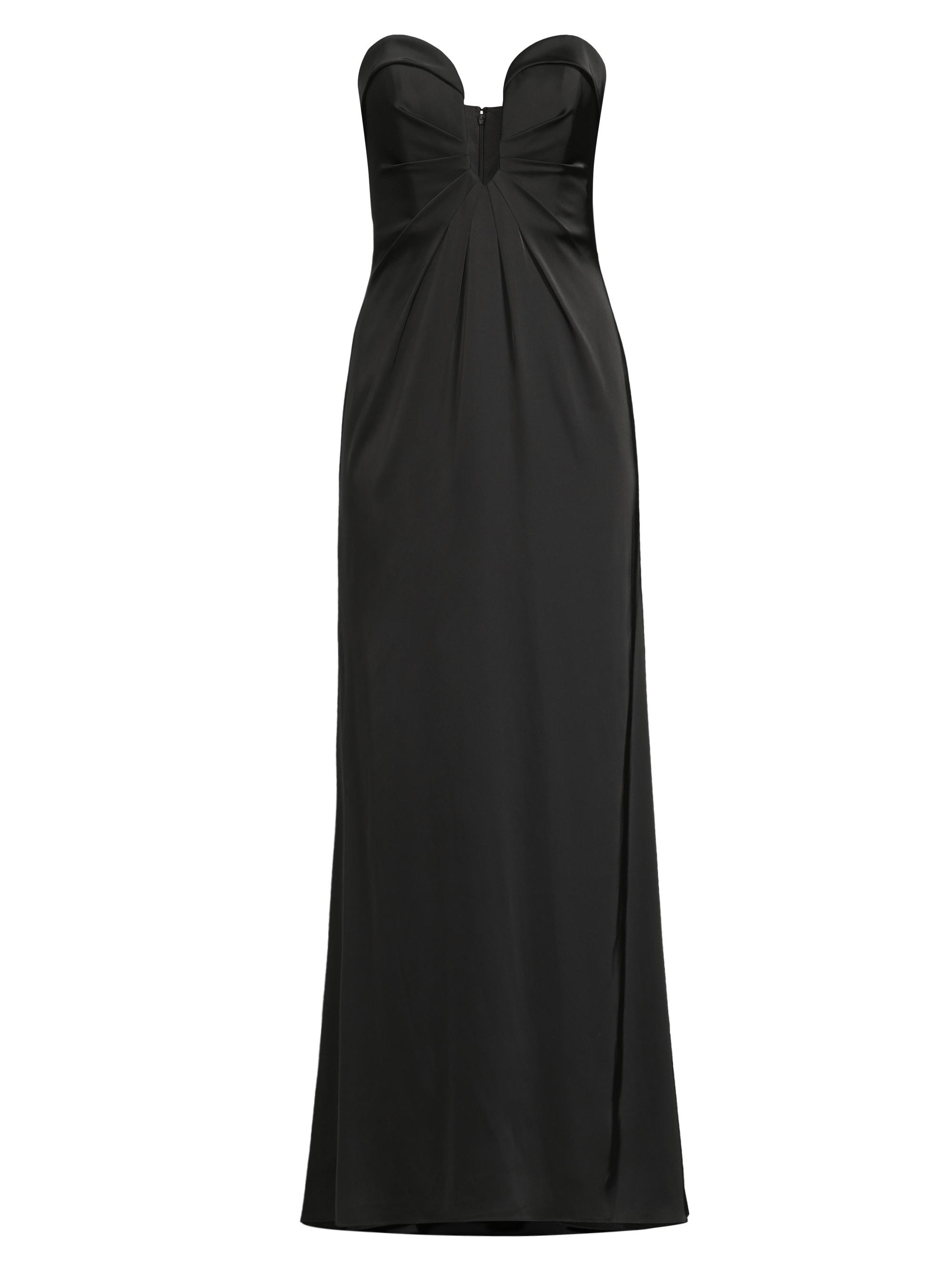 Liv Foster Women's Satin Strapless Gown - Black