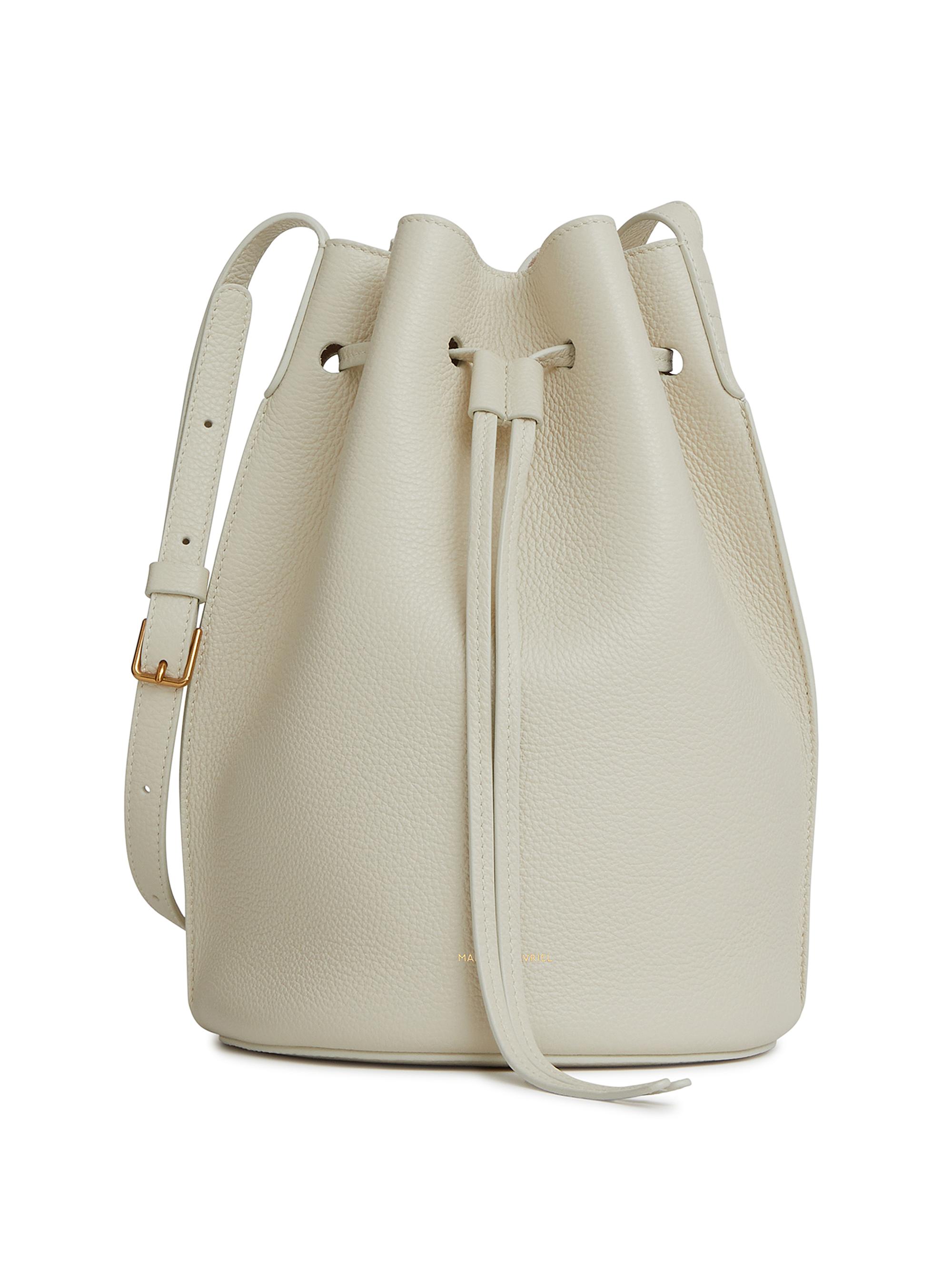 Mansur Gavriel Women's Champagne Bucket Bag - Pearl