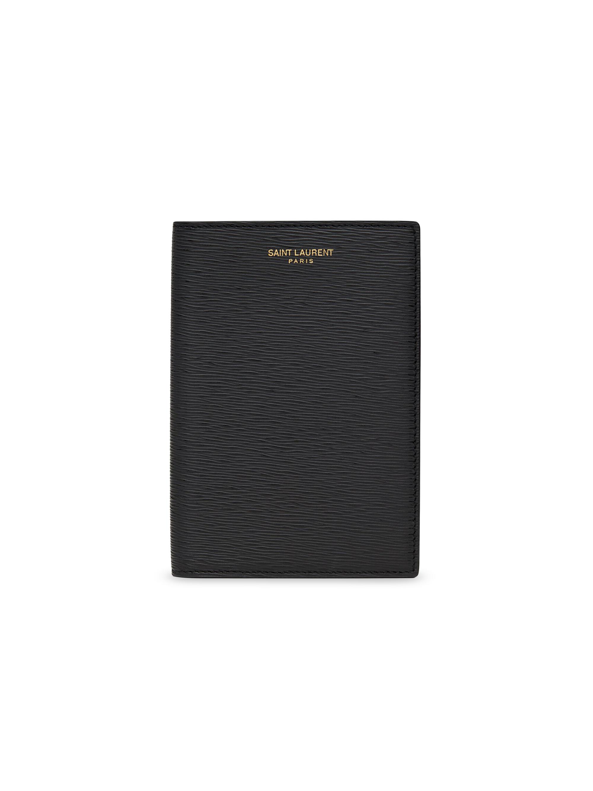 SAINT LAURENT マネークリップ　ケース　セット Saint Laurent Passport Case In Ripple Embossed Leather | Saks