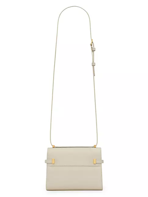 Delvaux White Leather Tempete MM Top Handle Bag Delvaux | The Luxury Closet