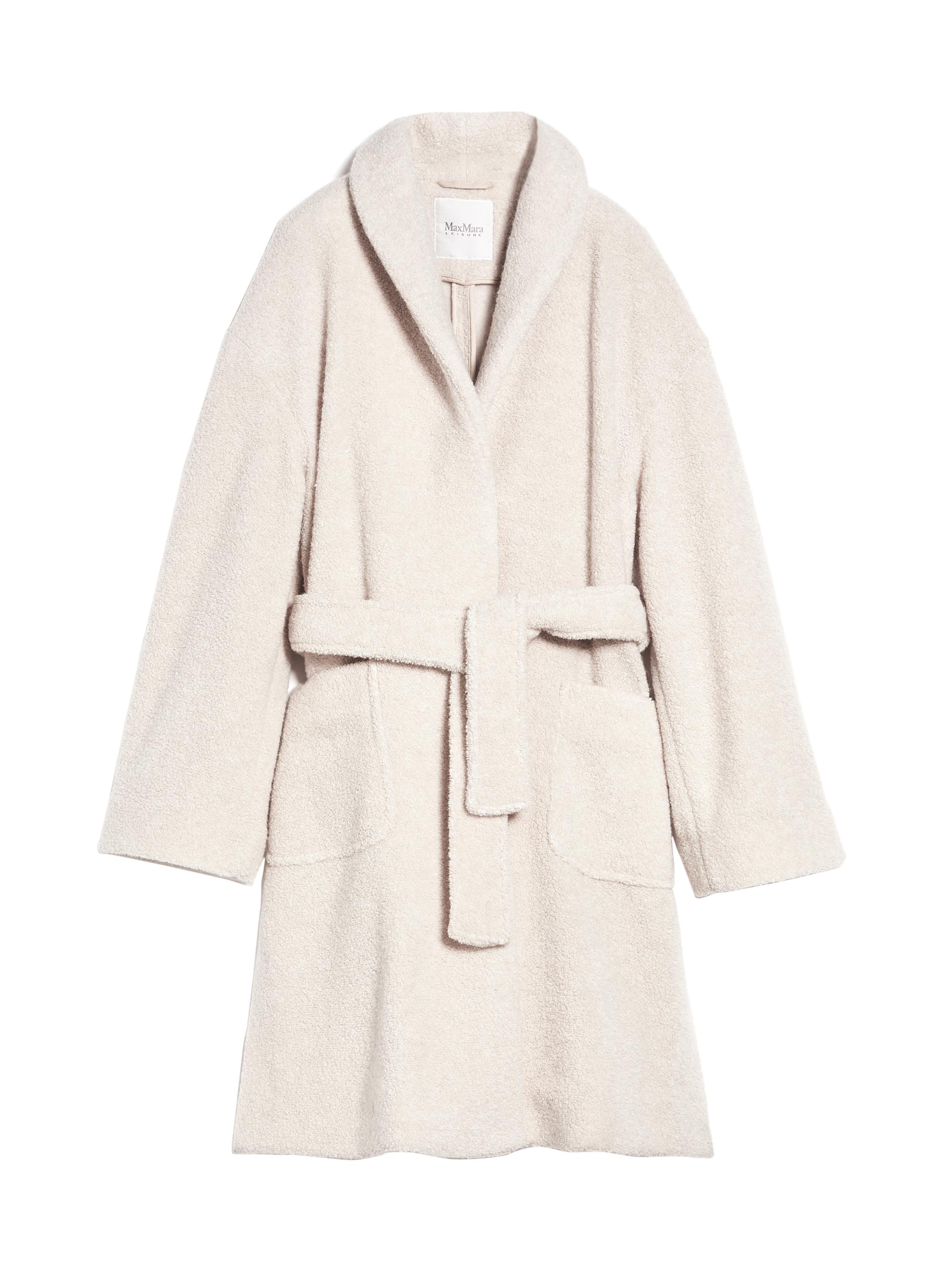 Max Mara Leisure Women's Bouclé Wrap Coat - Albino