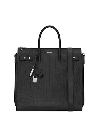 Sac De Jour Northsouth Tote In Crocodile Embossed Leather