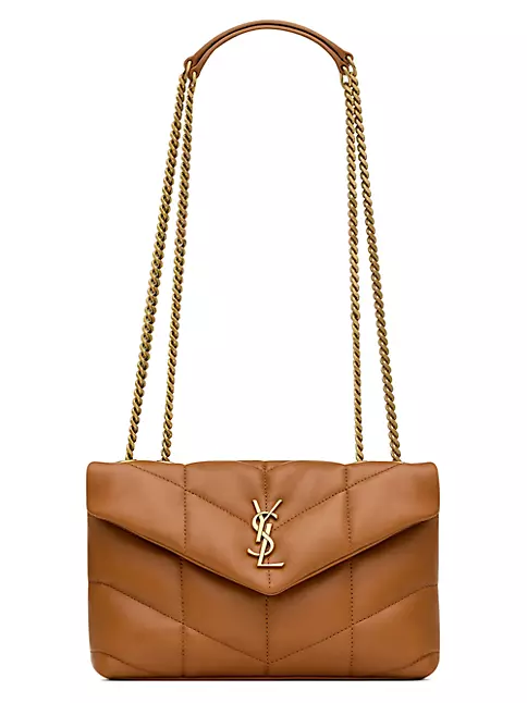 Saint Laurent Toy Loulou Puffer Leather Crossbody Bag