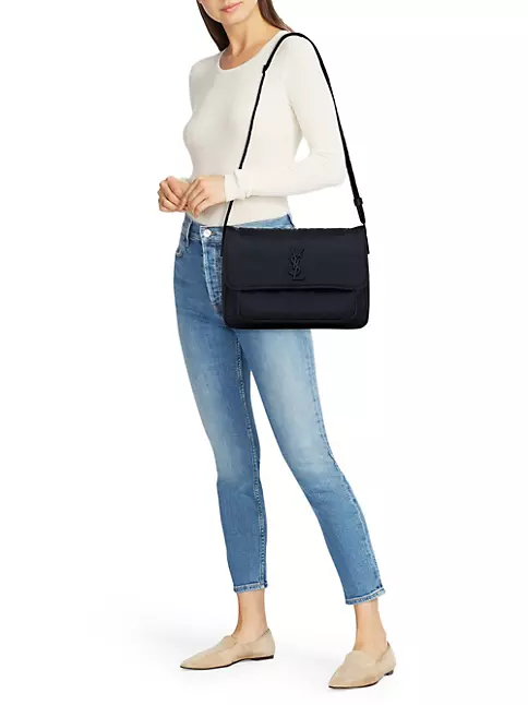 Shop Saint Laurent Niki Messenger Bag In Econyl | Saks Fifth Avenue