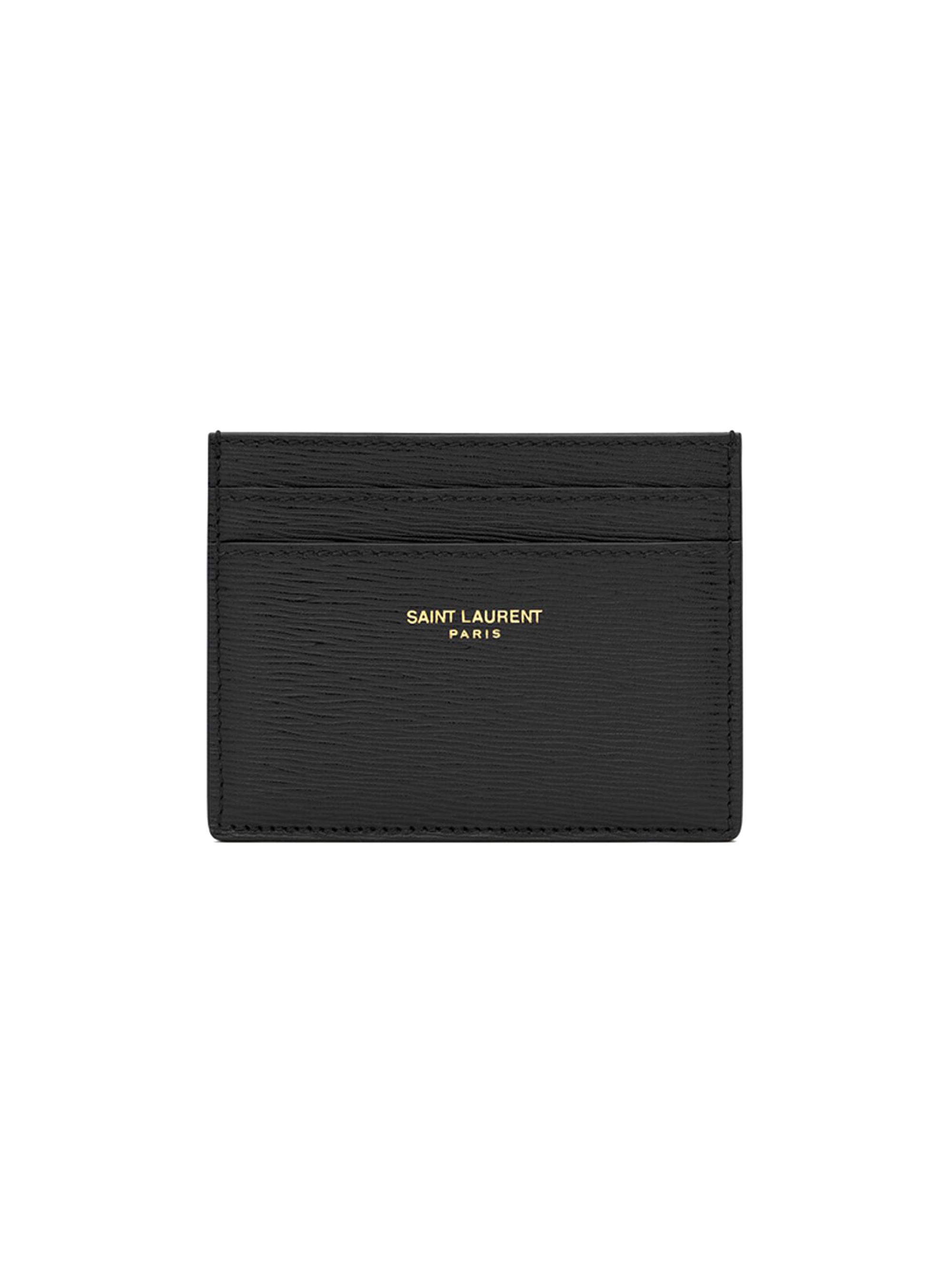 Saint Laurent Credit Card Case In Smooth Leather | Saks Fifth Avenue