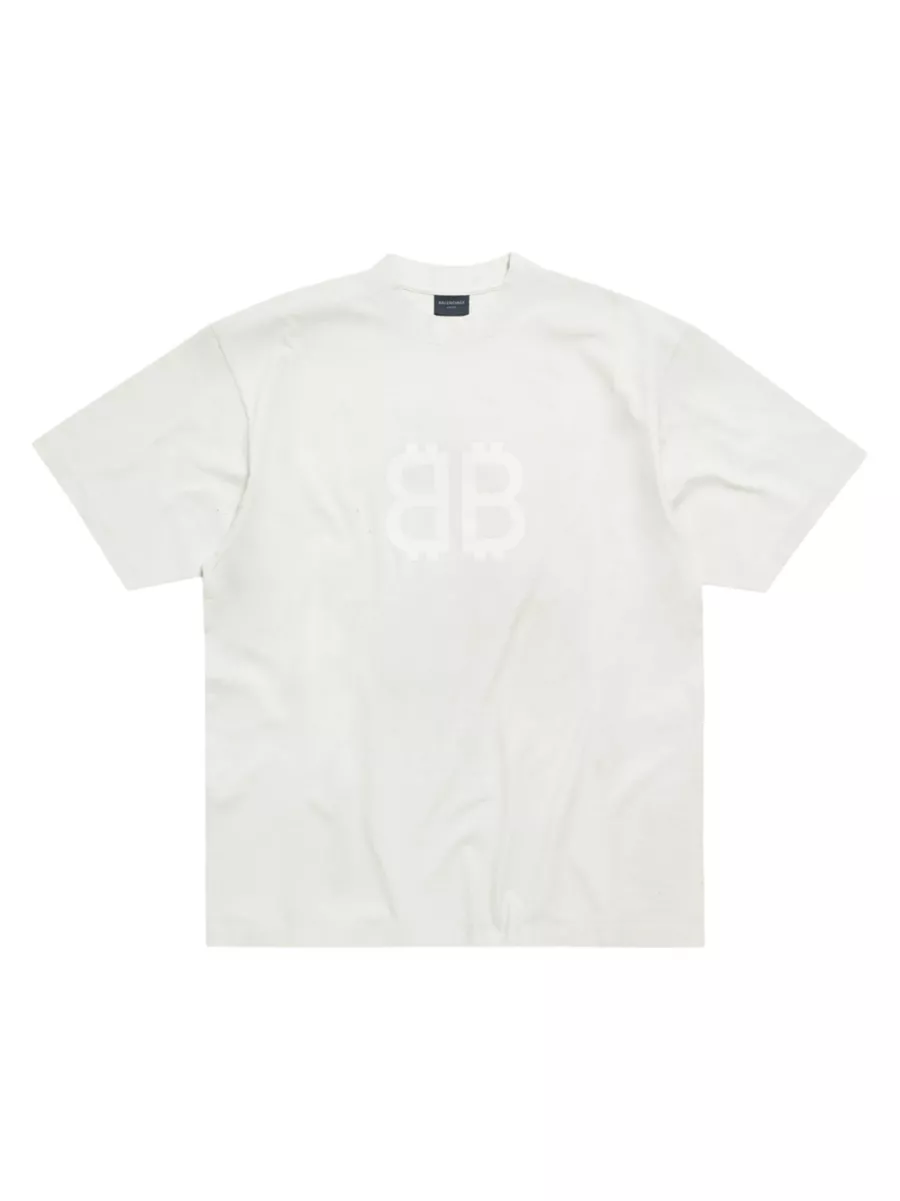 Shop Balenciaga Crypto T-Shirt | Saks Fifth Avenue Shop Balenciaga Crypto T-Shirt | Saks Fifth Avenue