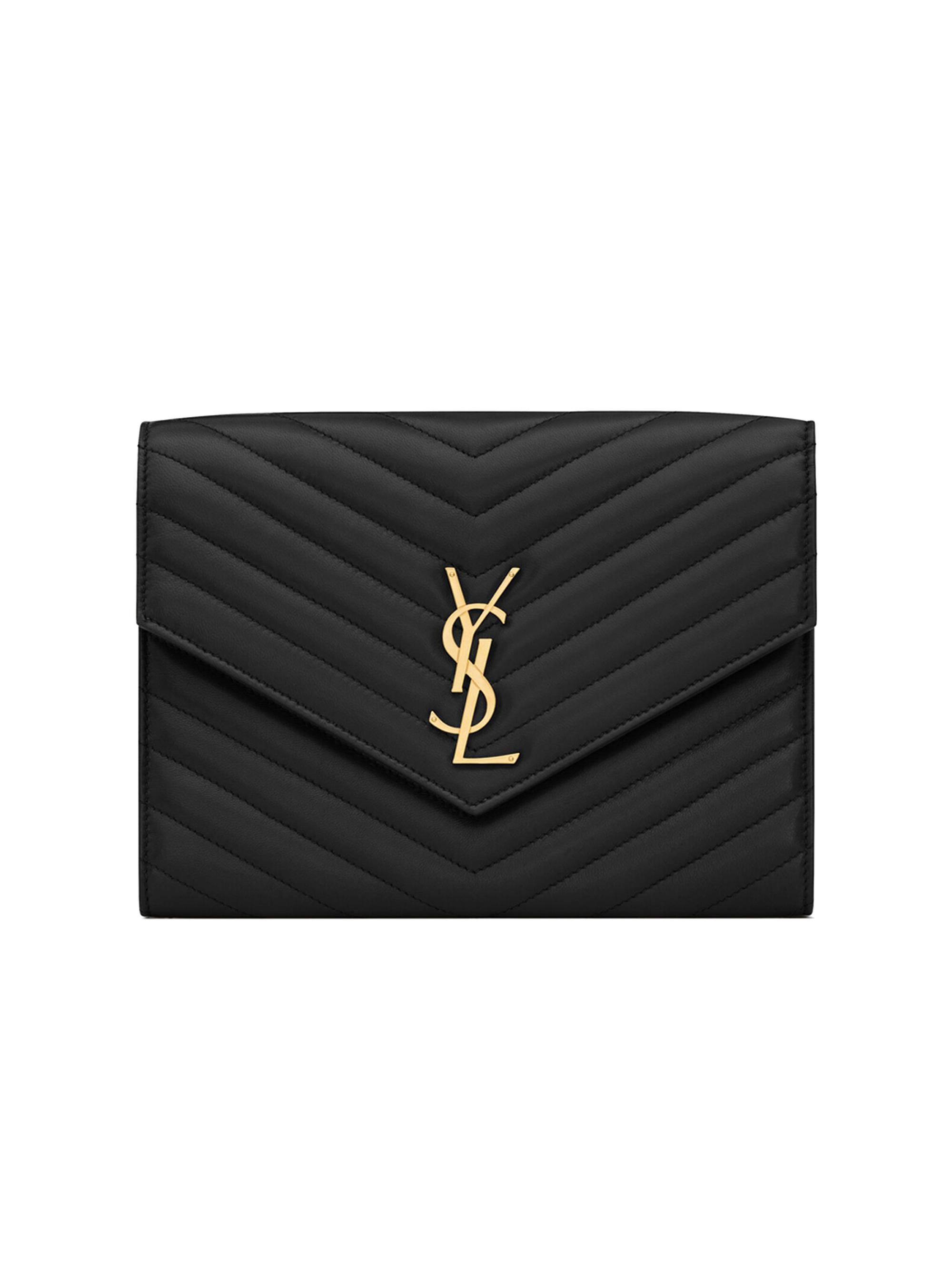 SAINT LAURENT boxと巾着袋 Saint Laurent Take Away Box in Calf Leather | Saks Fifth Avenue