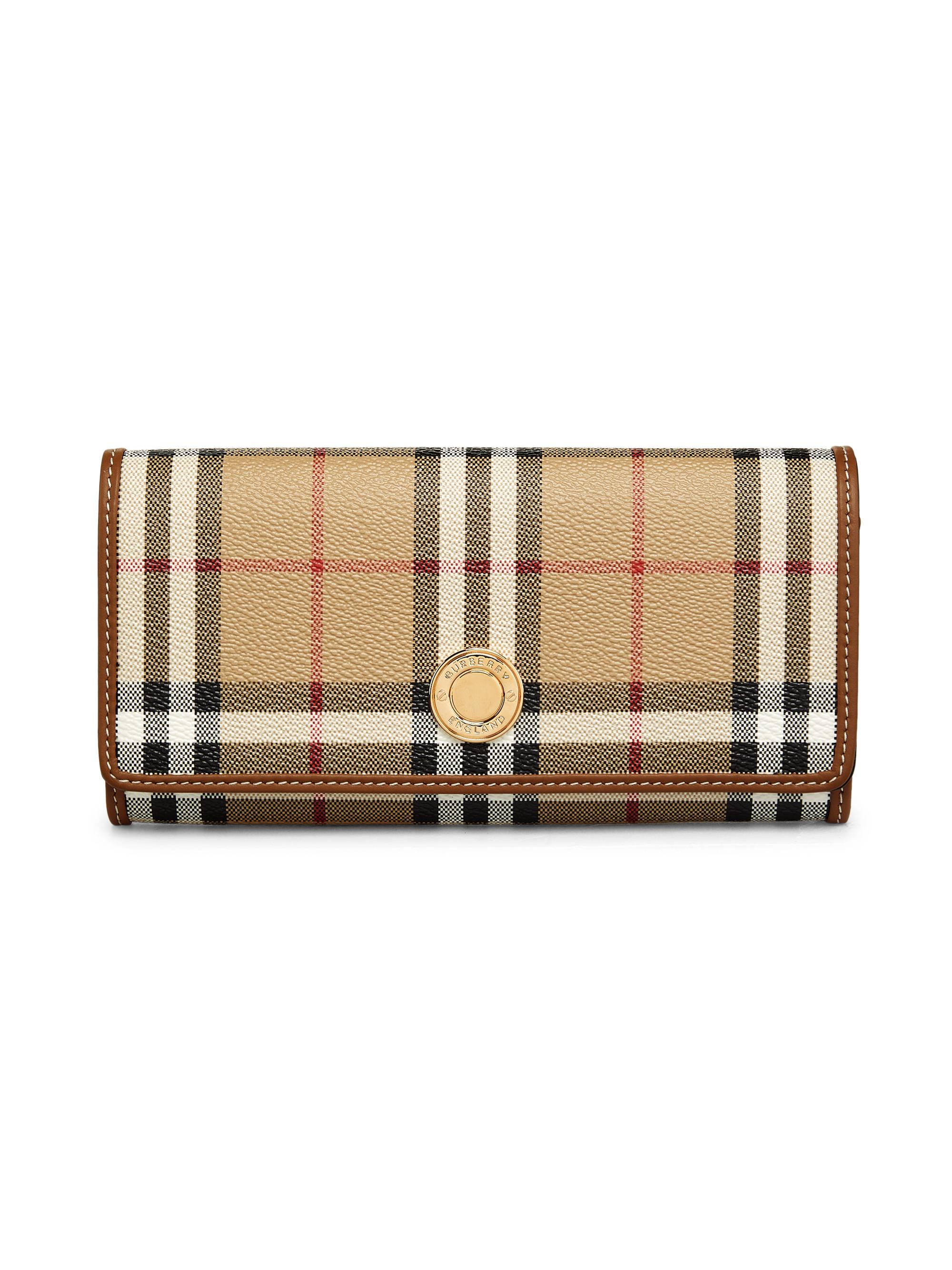 Burberry Vintage Check Bifold Wallet Burberry Vintage Check Bifold