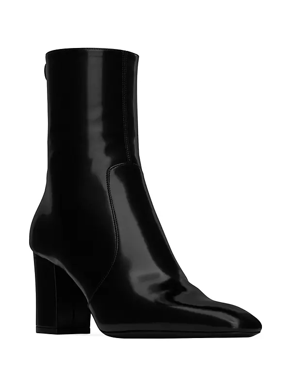 Louis Vuitton Black Patent Leather Sock Boots IT 37 | 7