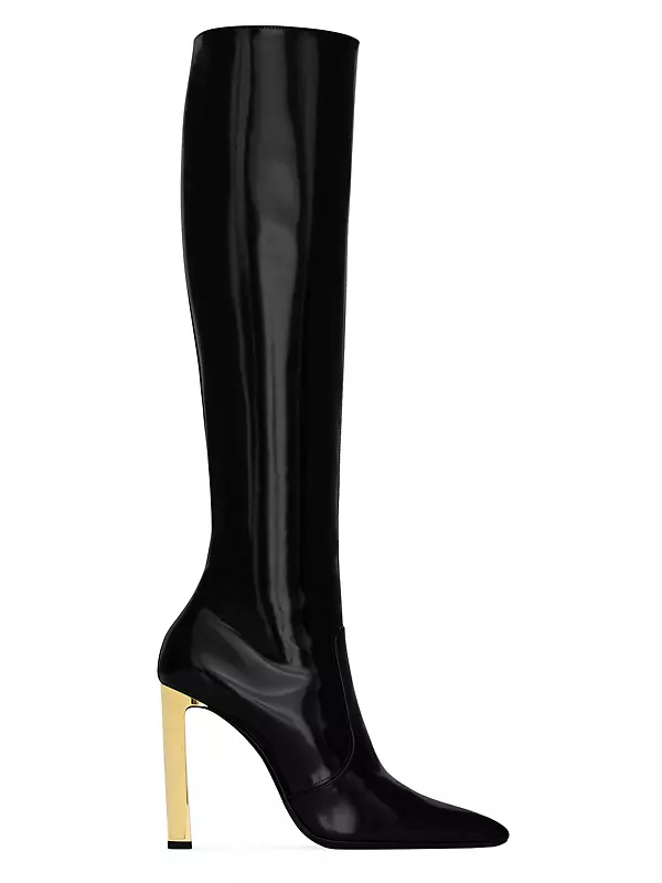 Auteuil Boots In Glazed Leather