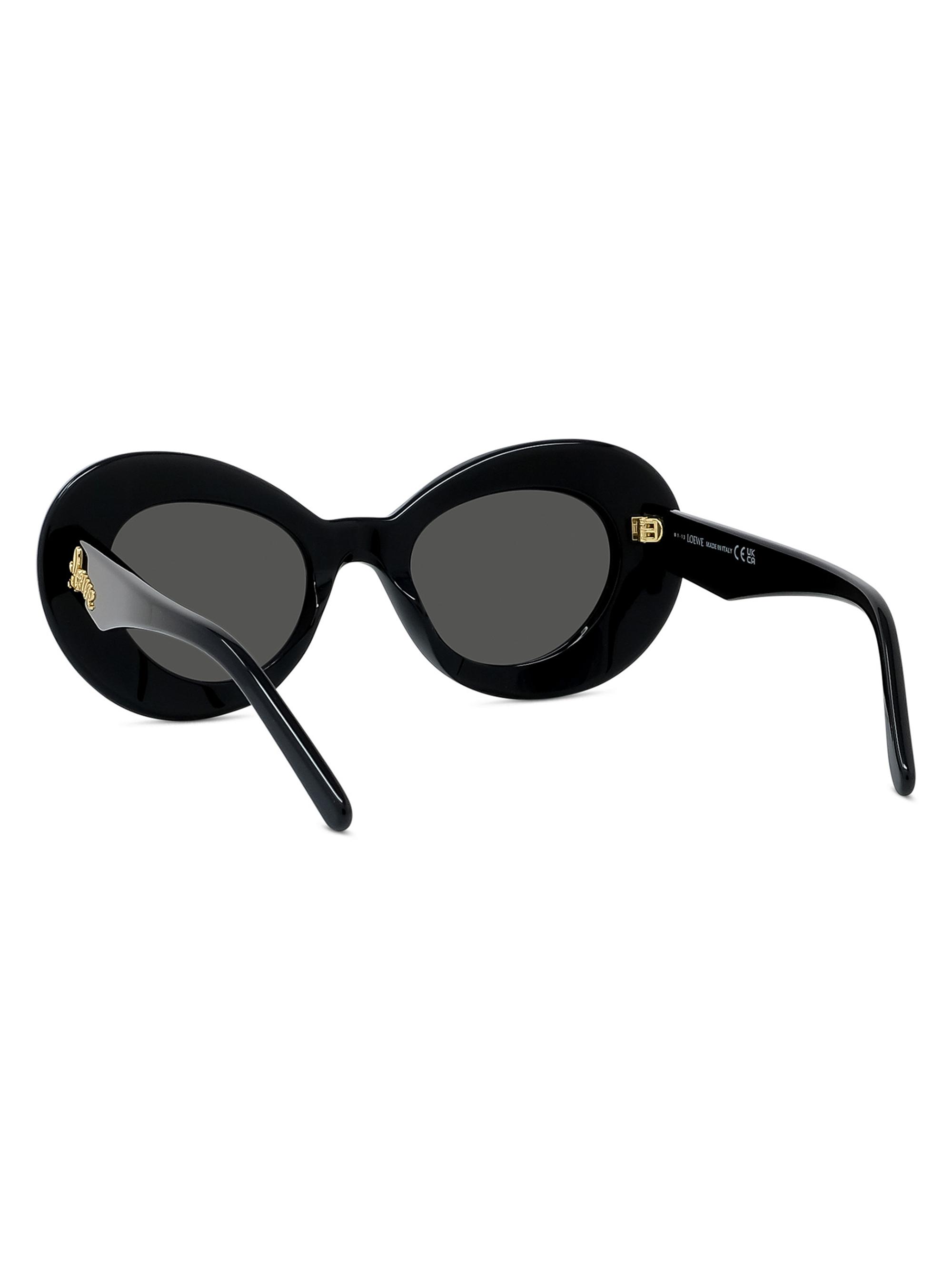 LOEWE Curvy 47MM Oversized Oval Sunglasses Saks Fifth Avenue
