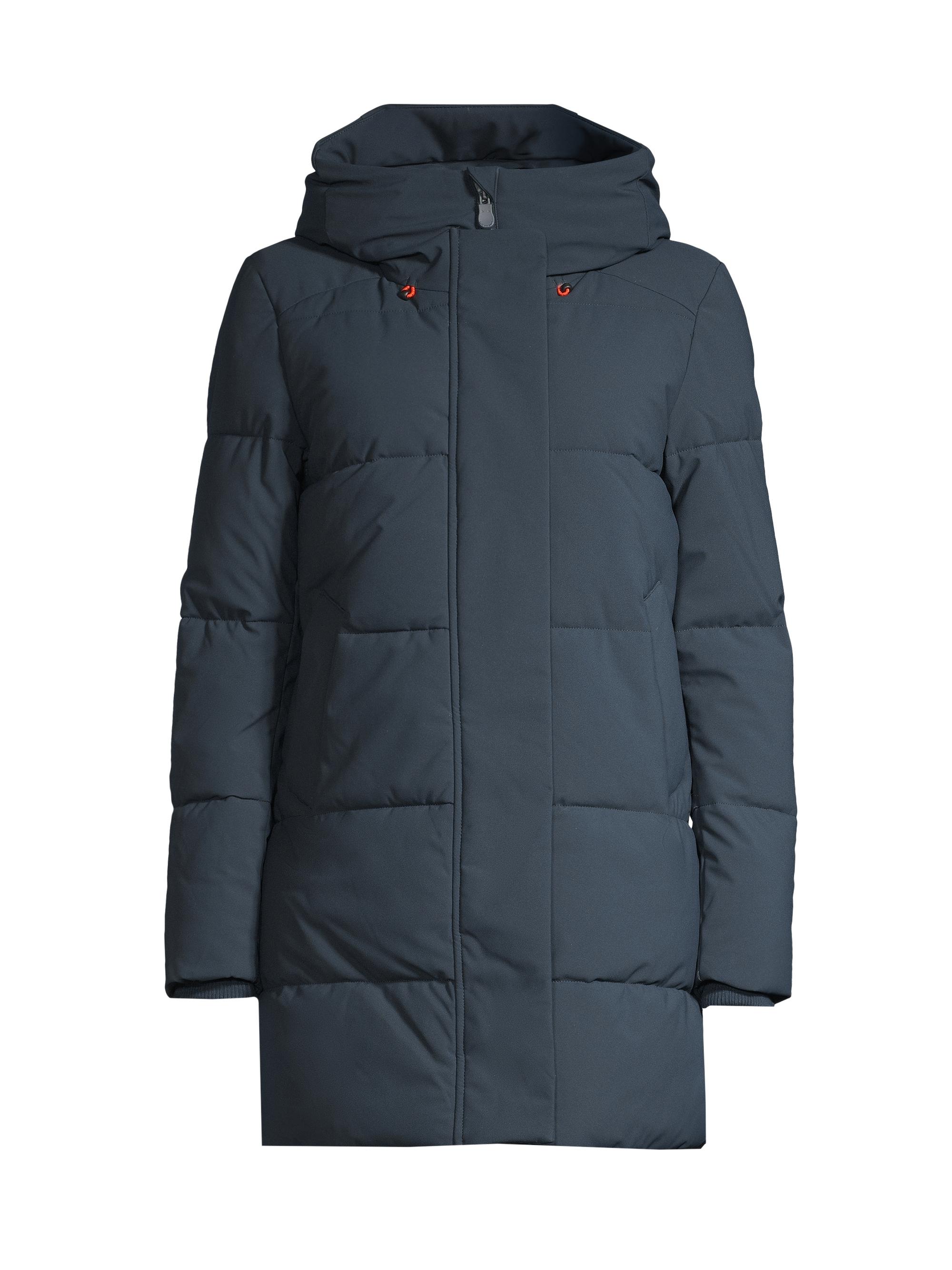 Save the Duck Women's Arctic Bethany Hooded Parka - Blue Black