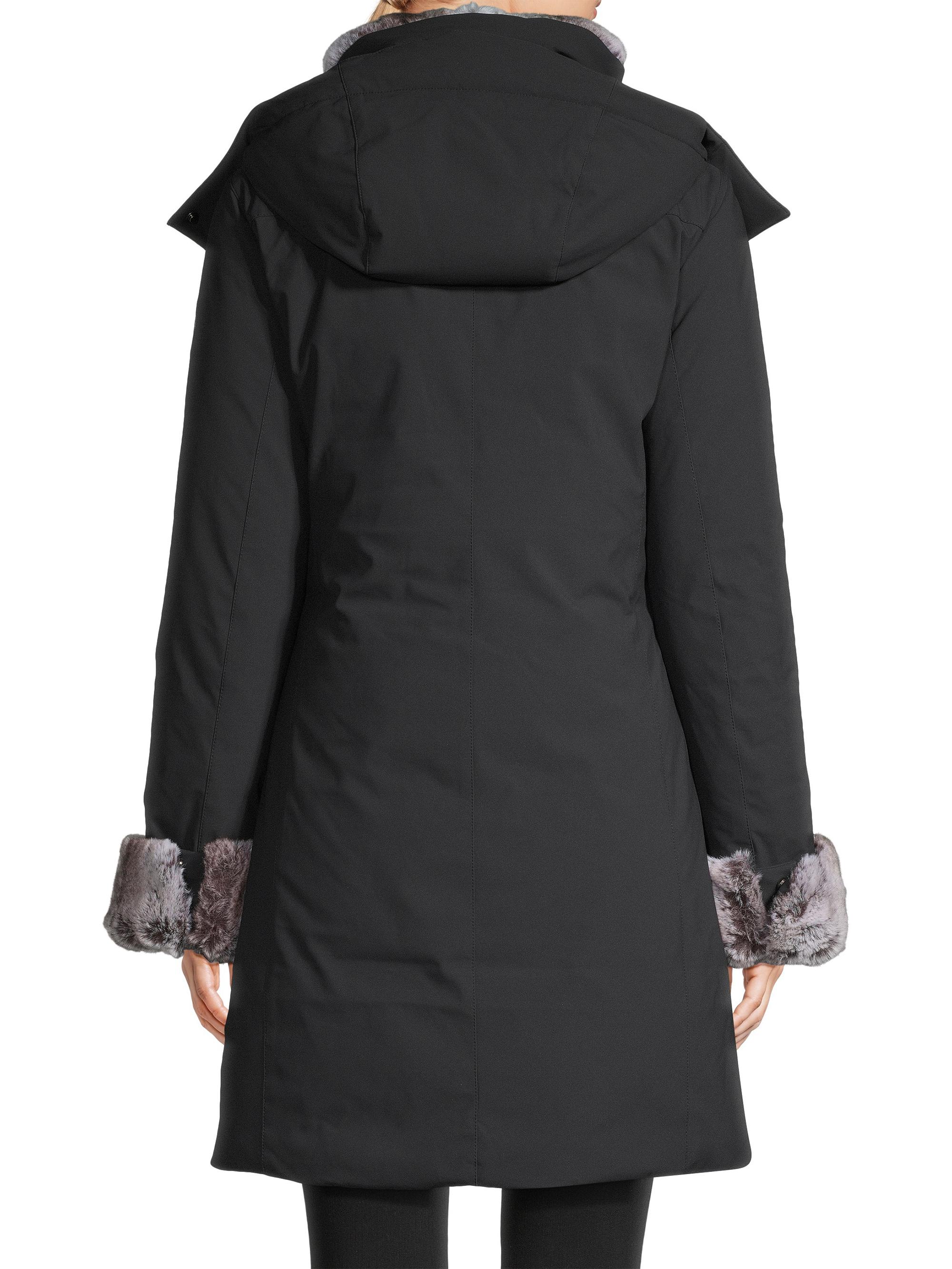 Samantha新品暖かい上着 Save the Duck Samantha Hooded Long Coat | Saks Fifth Avenue