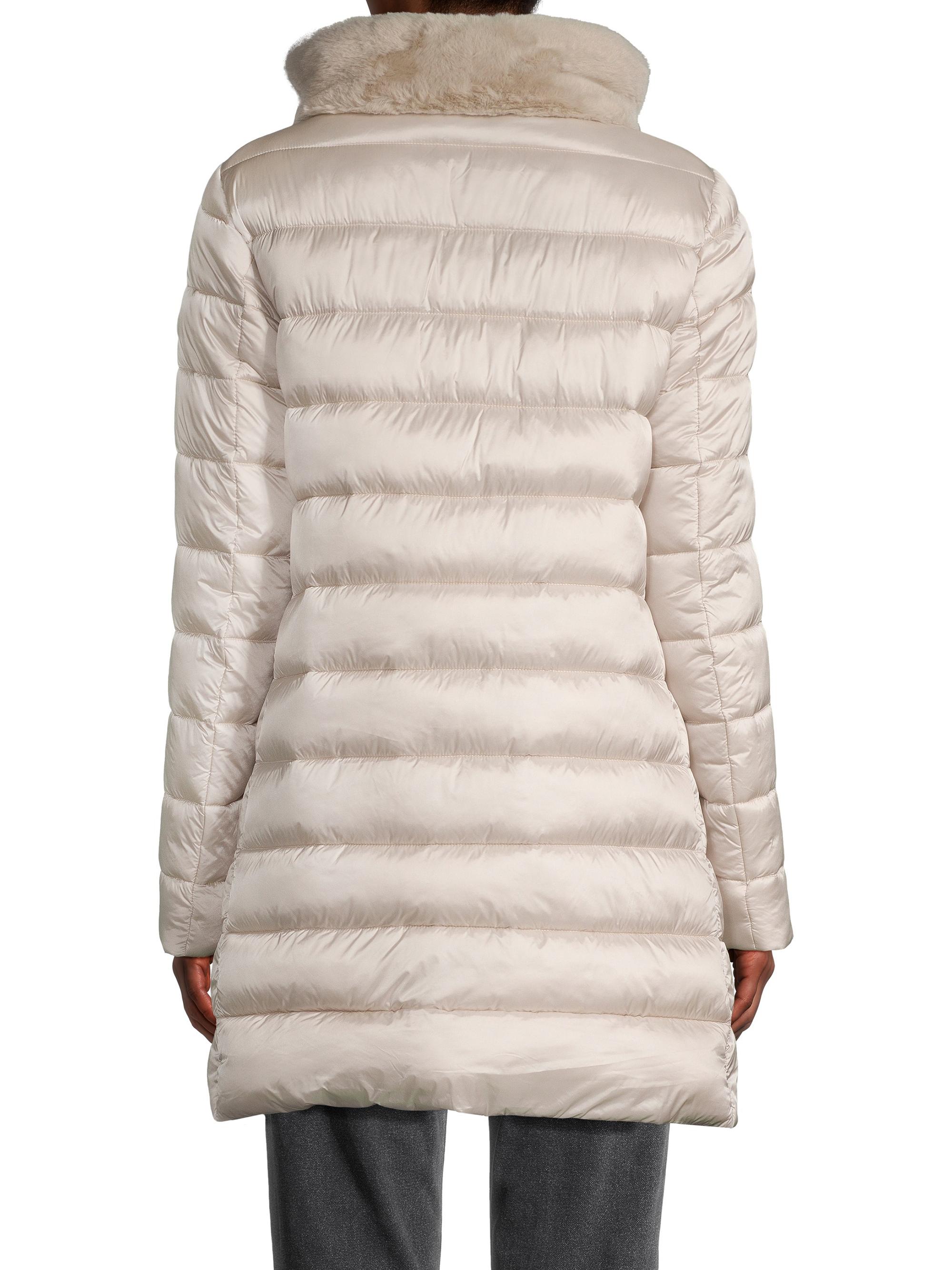 Save the Duck Dalea Faux-Fur Collar Puffer Coat | Saks Fifth Avenue