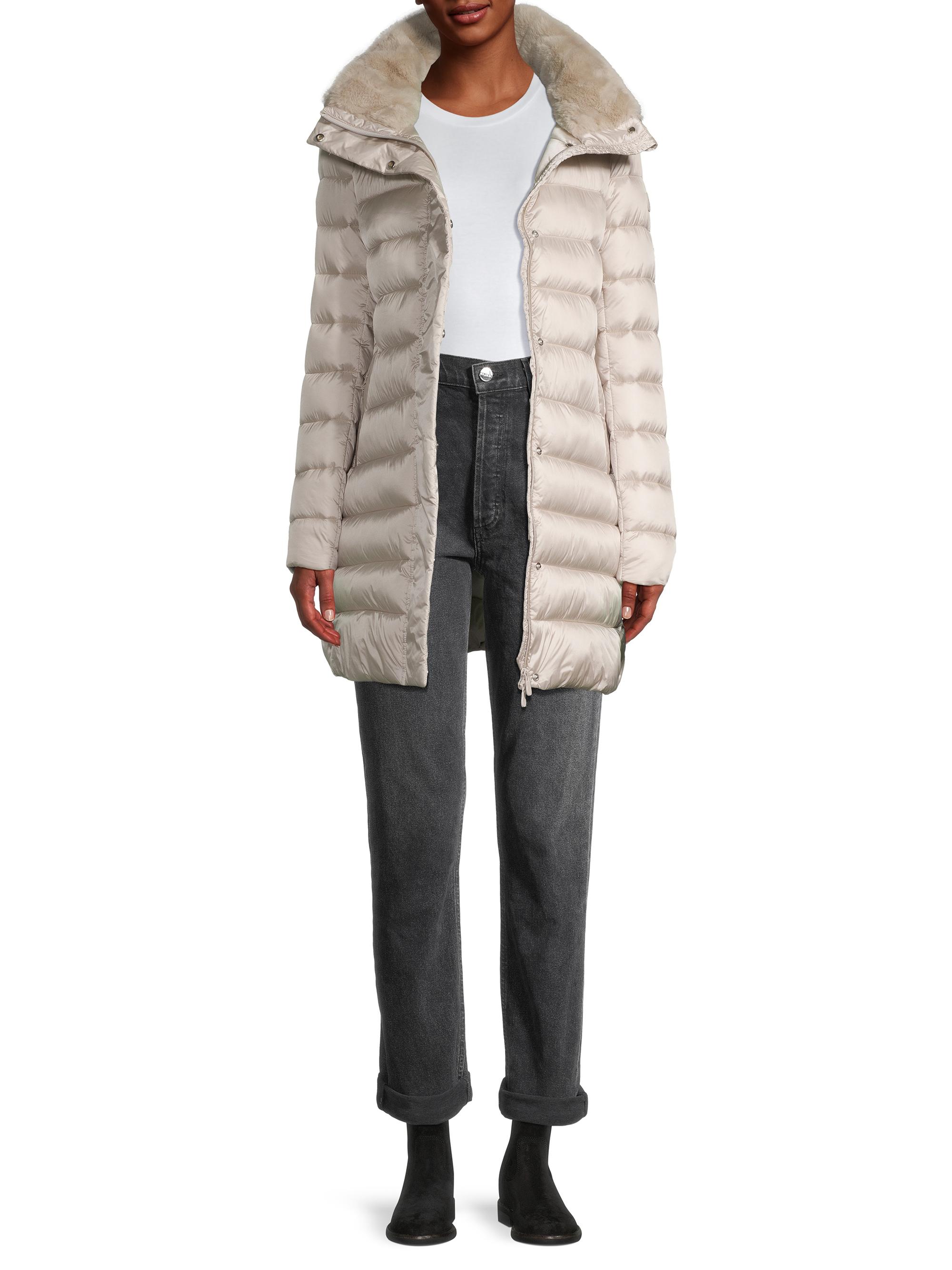 Save the Duck Dalea Faux-Fur Collar Puffer Coat | Saks Fifth Avenue