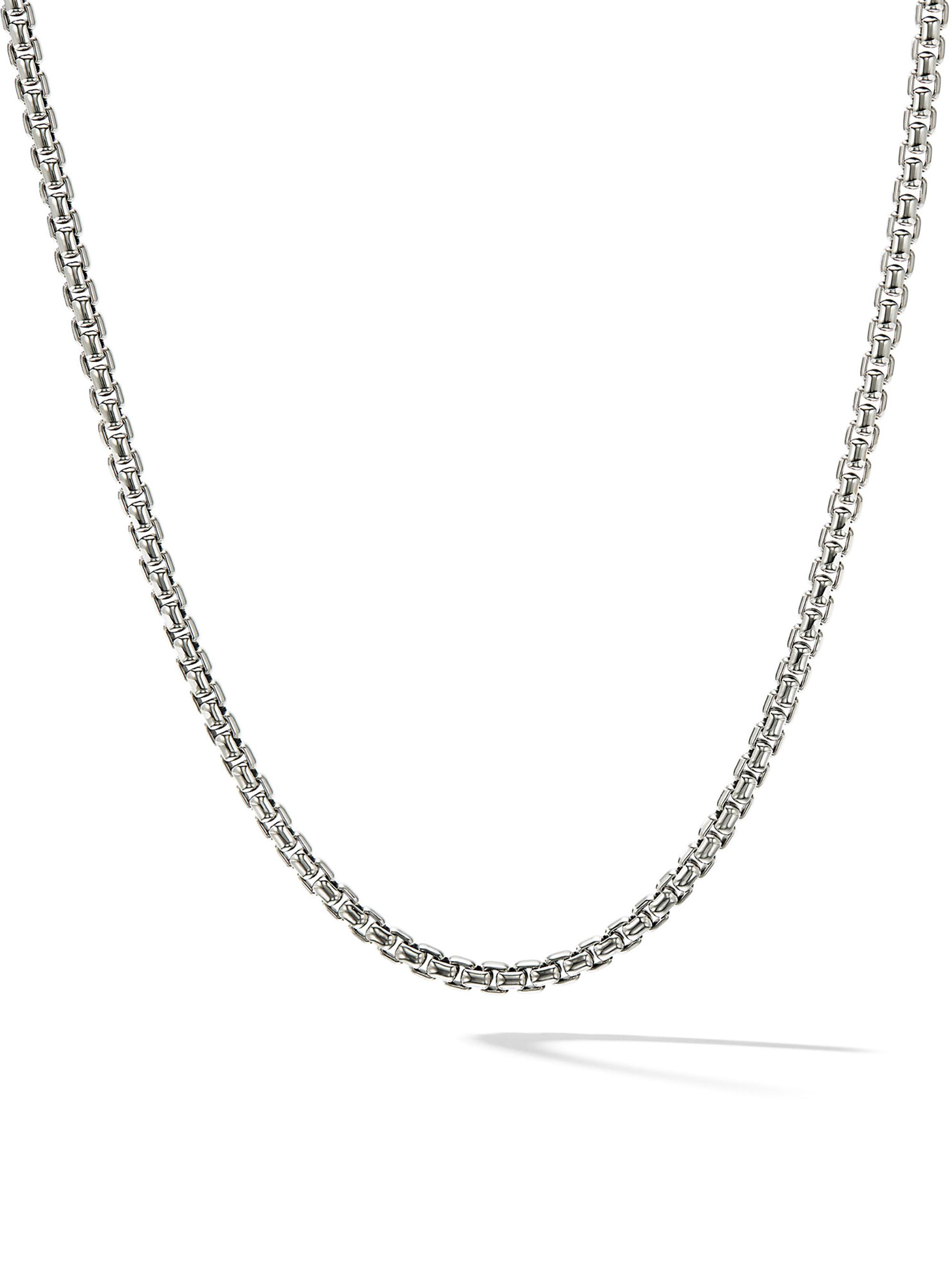 David Yurman Women's Box Chain Necklace In Sterling Silver - Silver