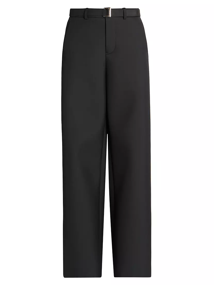 Shop Sacai Suiting Bonding Straight-Leg Pants | Saks Fifth Avenue