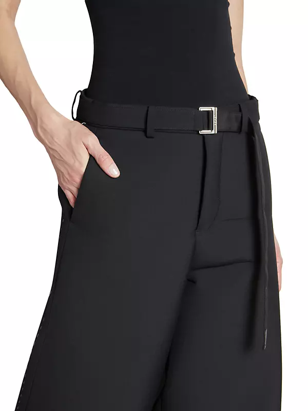 Shop Sacai Suiting Bonding Straight-Leg Pants | Saks Fifth Avenue