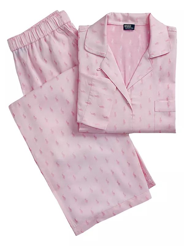 Polo Ralph Lauren The Madison Pajama Set Prism Pink