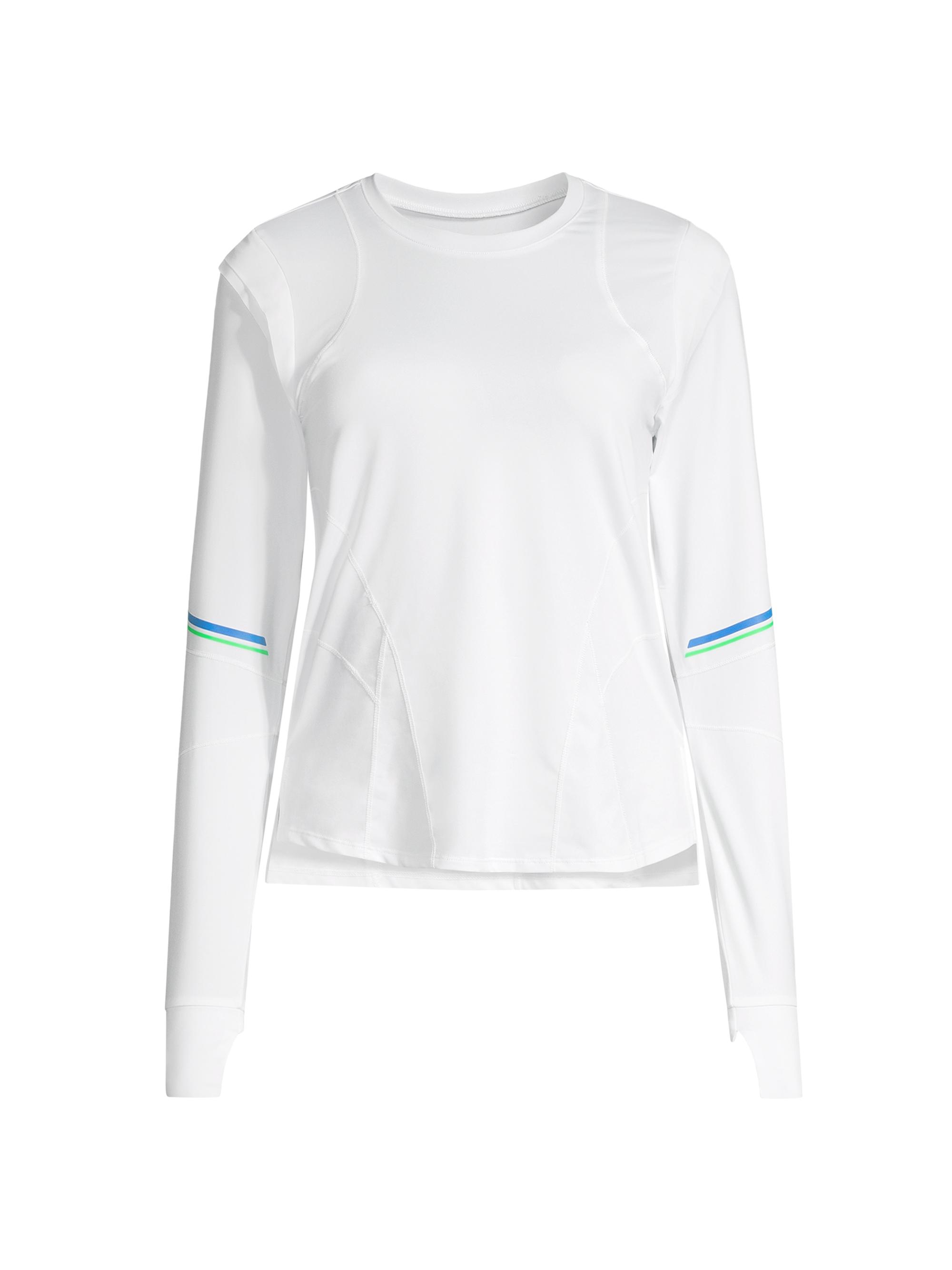 Lucky in Love Women's Swoop Long-Sleeve Top - White