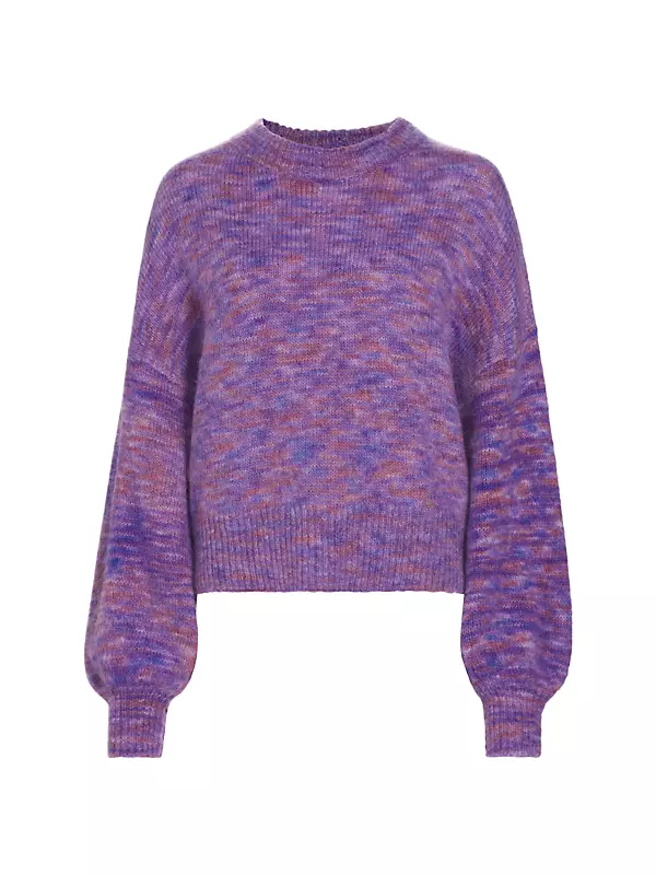 Shop Ena Pelly Jessica Mohair-Blend Melange Sweater | Saks Fifth