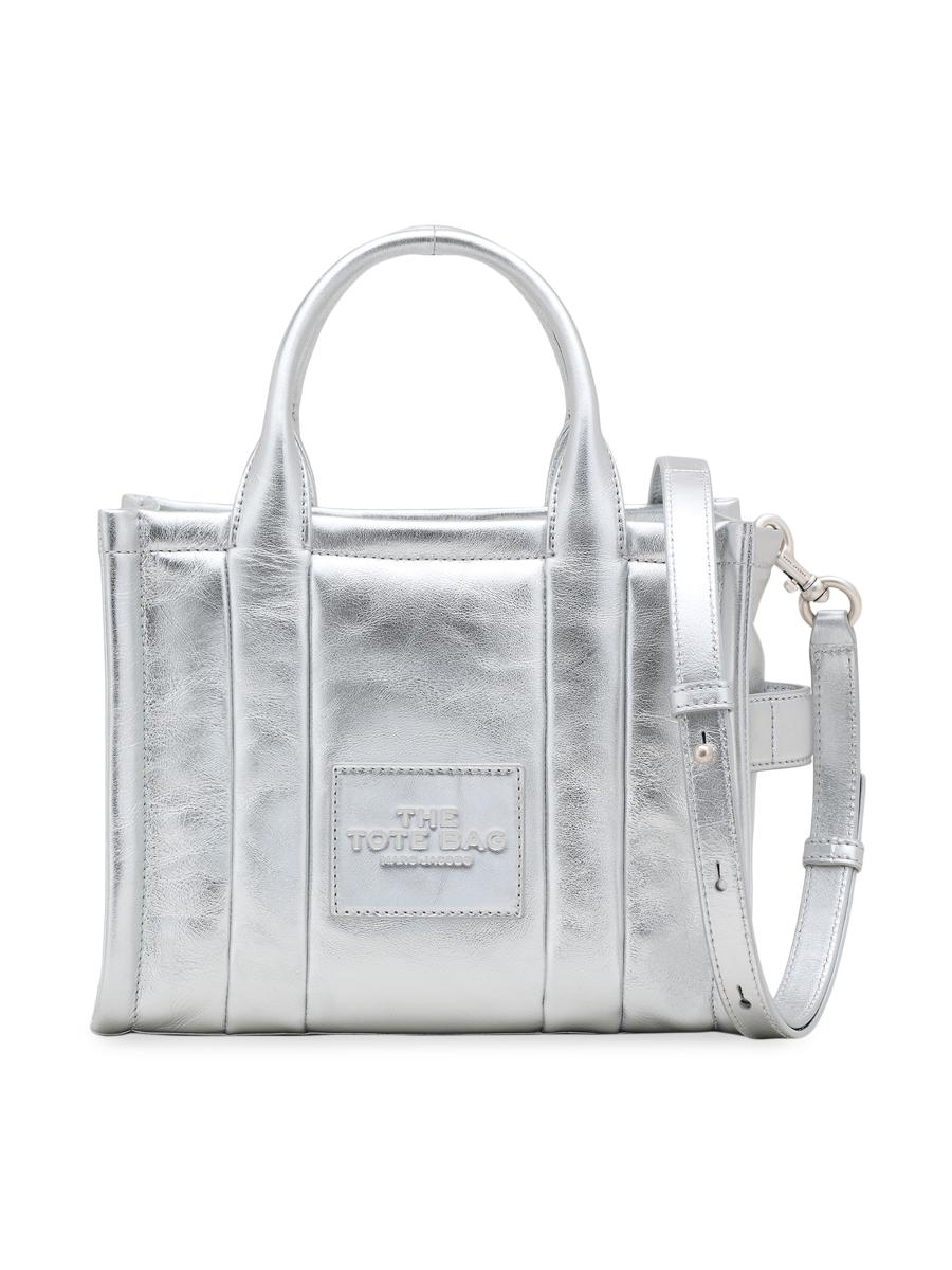 【関税込み】The Mini Bag - Marc Jacobs - Leather - Silver Marc Jacobs The Mini Bag - Leather - Silver Shoulder Bag
