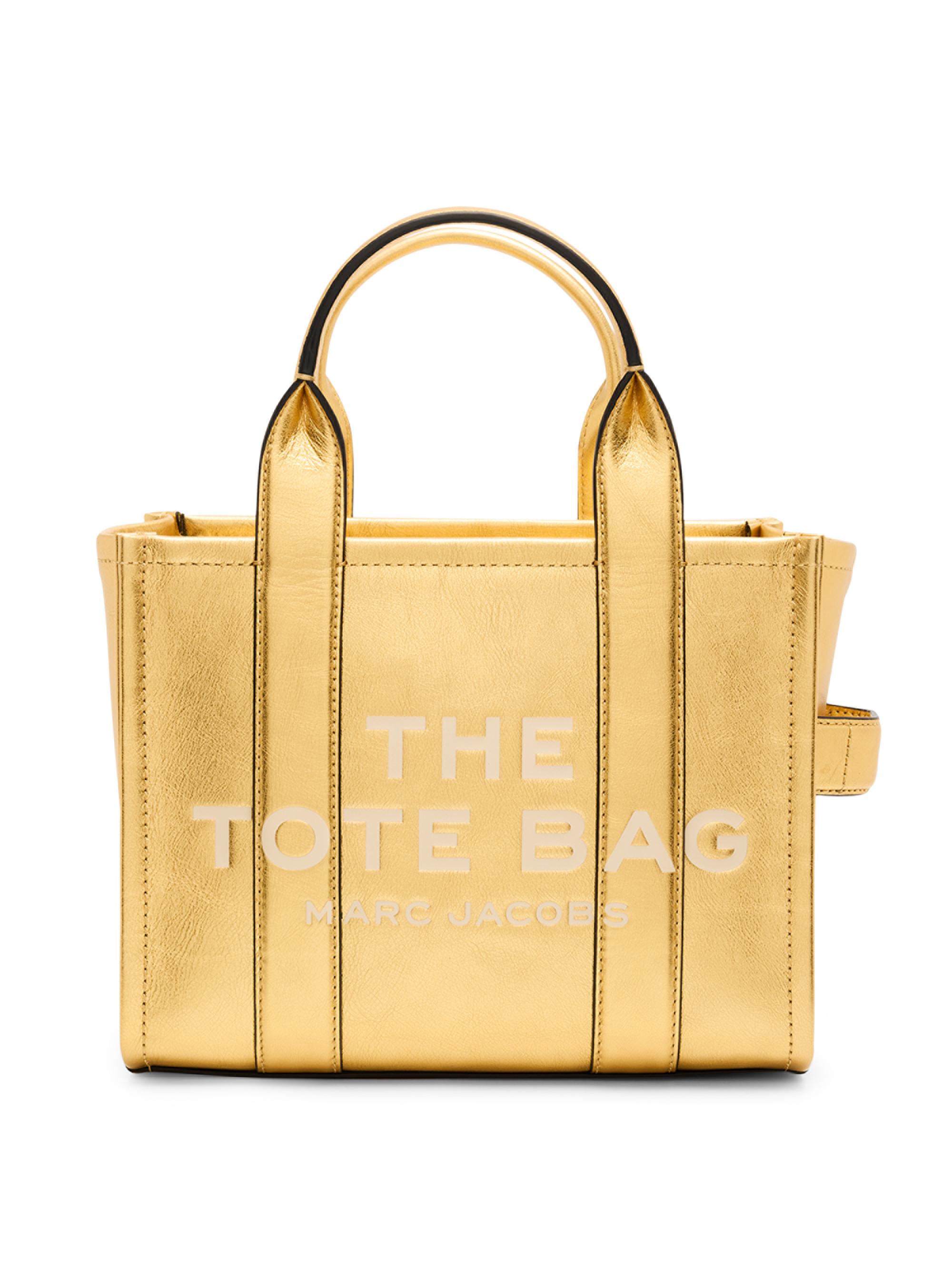 Marc Jacobs Women's The Metallic Leather  Tote Bag - Gold