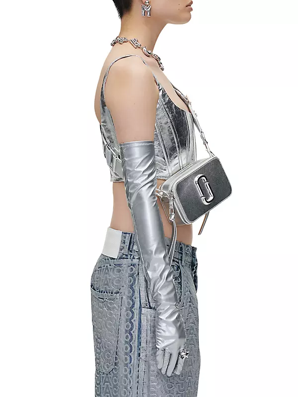 The Snapshot Metallic Leather Shoulder Bag