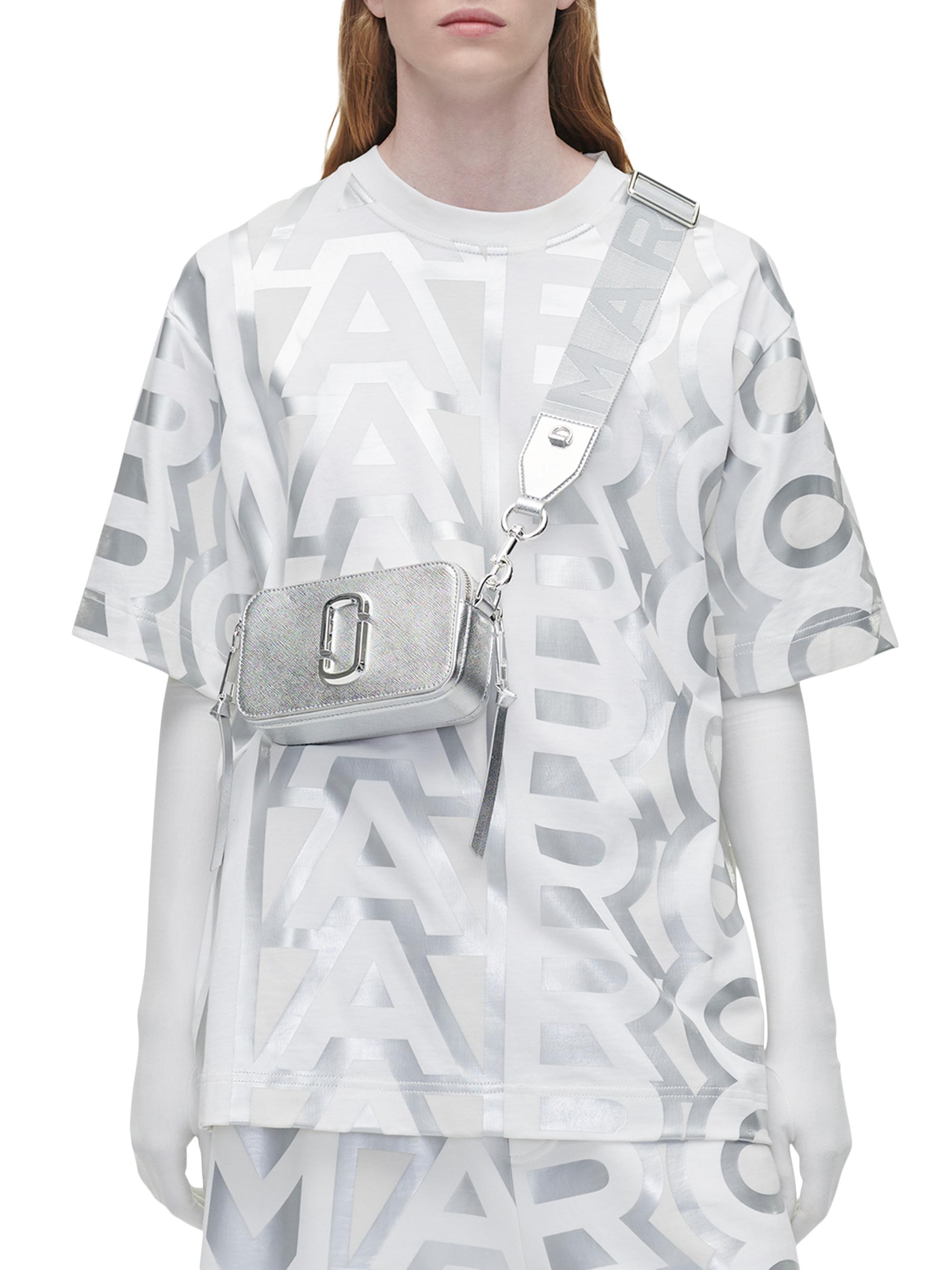 The Snapshot Metallic Leather Crossbody Bag