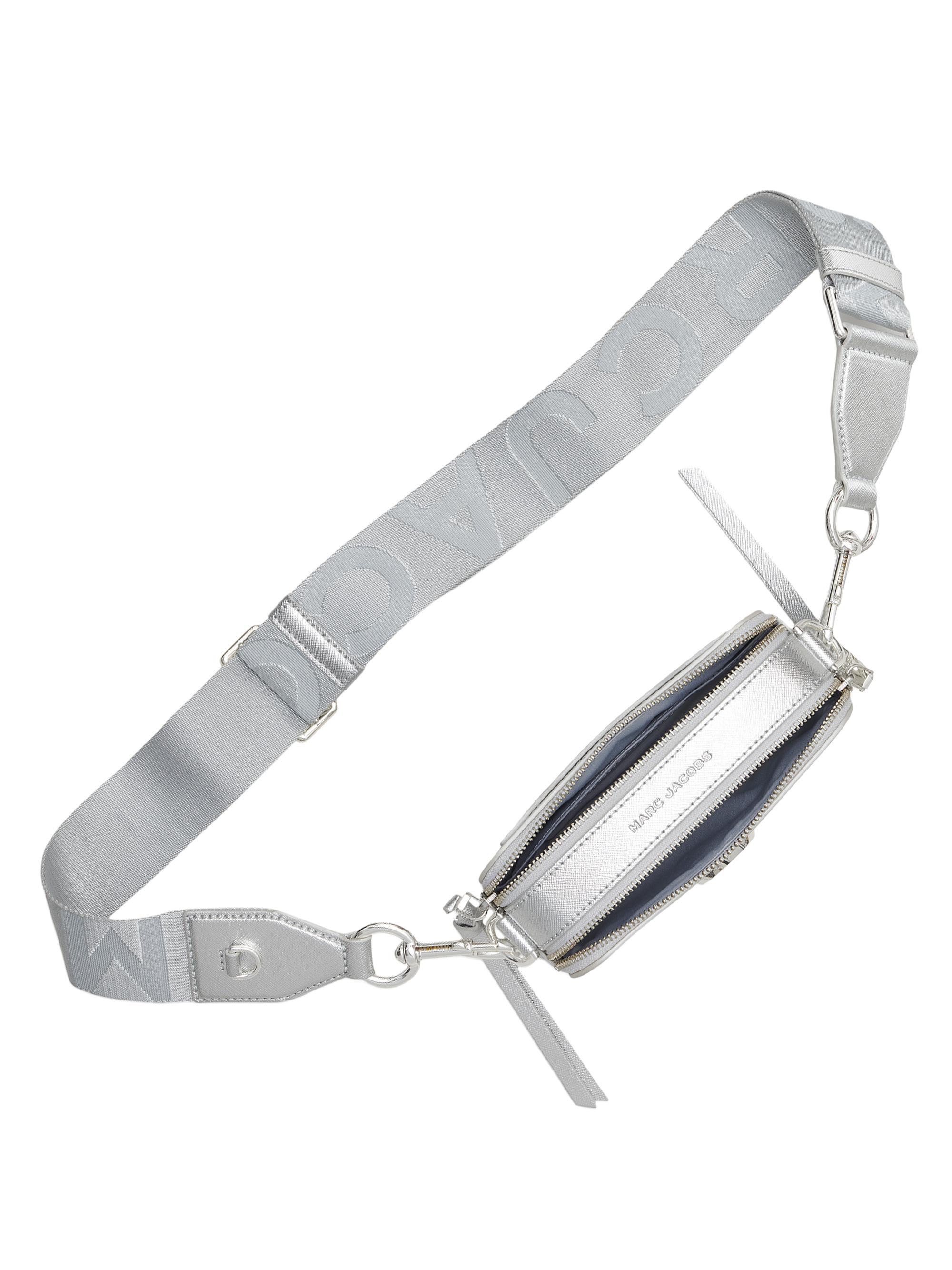 The Snapshot Metallic Leather Crossbody Bag