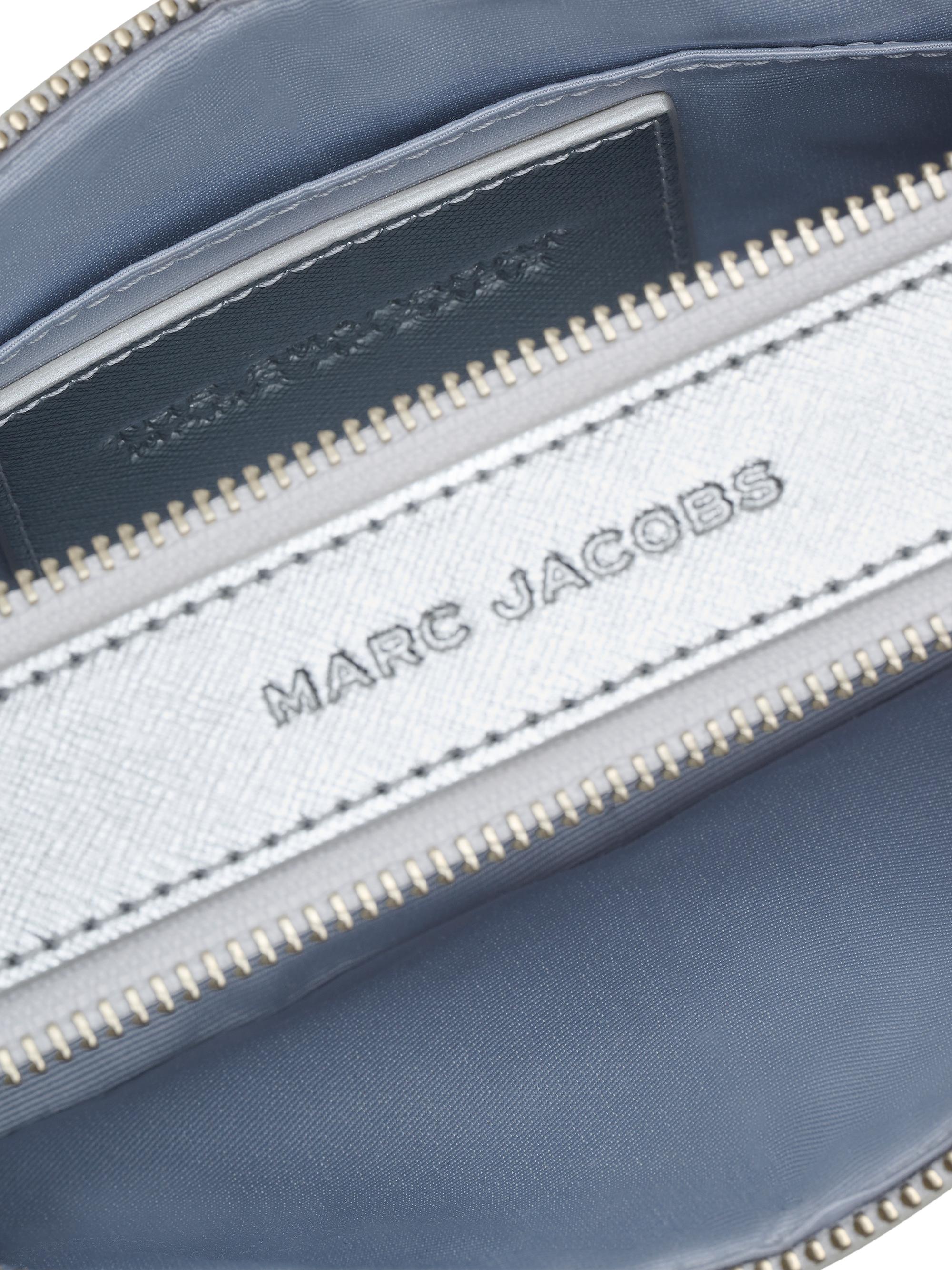 Marc Jacobs The Snapshot Metallic Leather Crossbody Bag | Saks