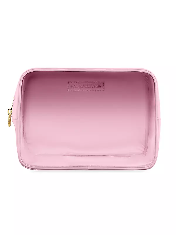 Stoney Clover Lane ​Clear Front Large Pouch - Peach