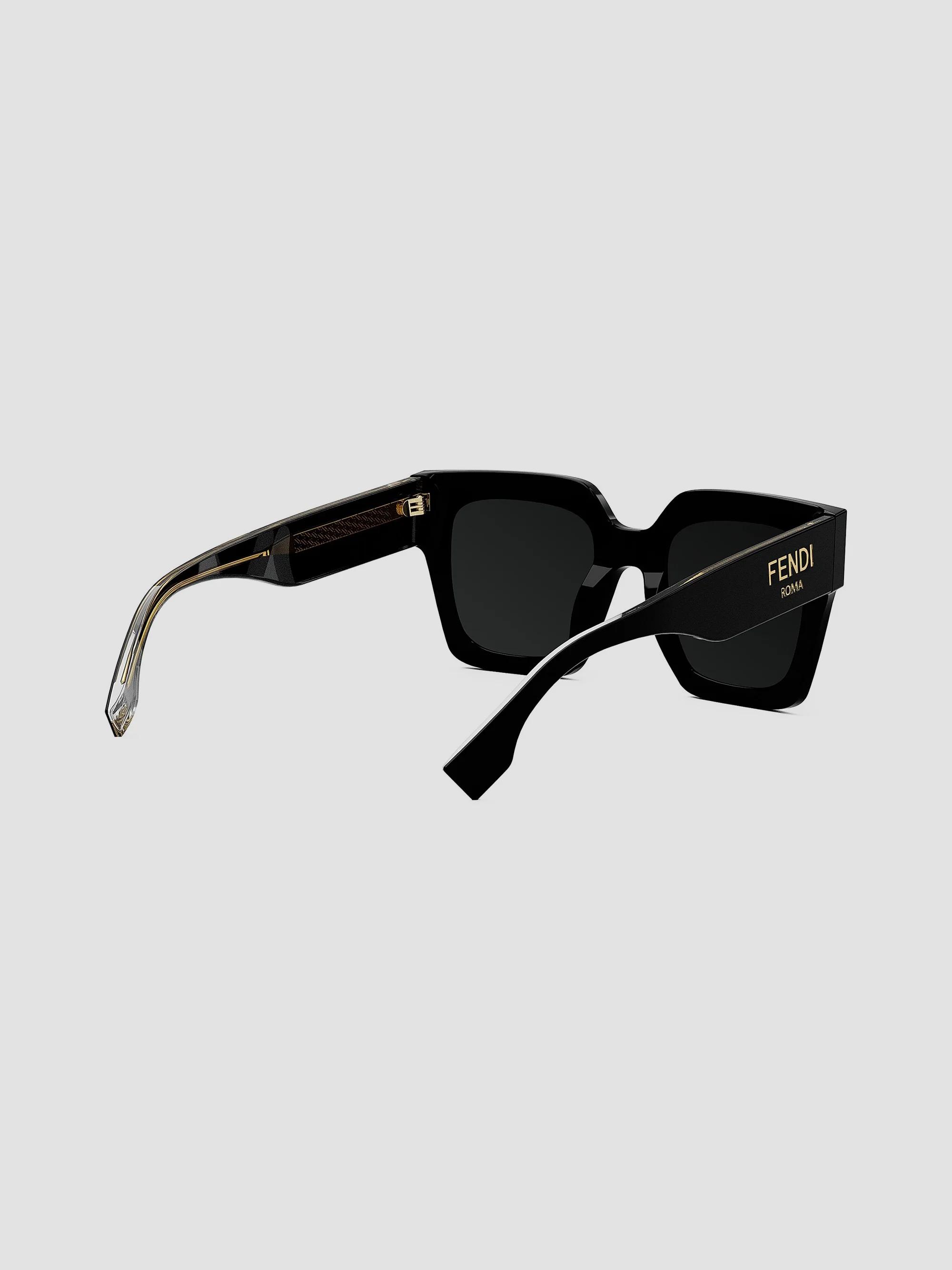 Fendi Sunglasses FS5265R Black Fendi Fendigraphy 52MM Square Sunglasses | Saks Fifth Avenue main image 3
