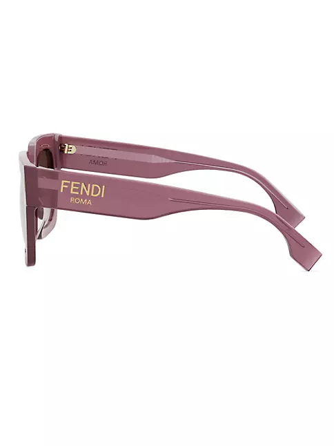 Shop Fendi Fendi Roma 50MM Square Sunglasses