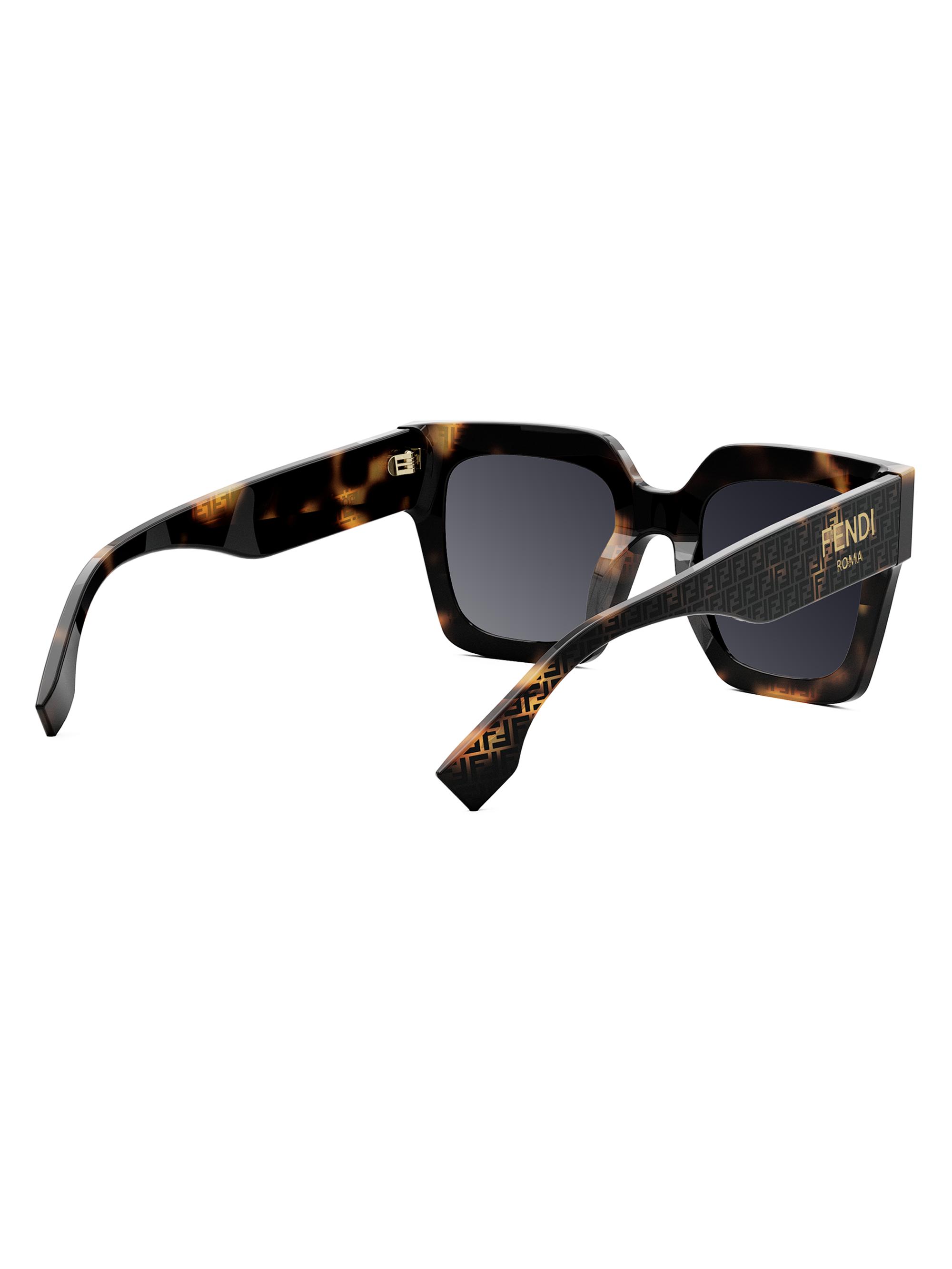 Fendi Fendi Roma 50MM Square Sunglasses | Saks Fifth Avenue