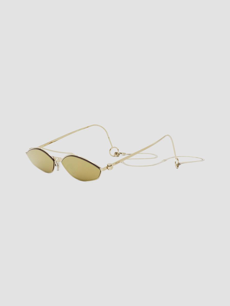 Fendi Baguette 57MM Oval Sunglasses | Saks Fifth Avenue display picture 2