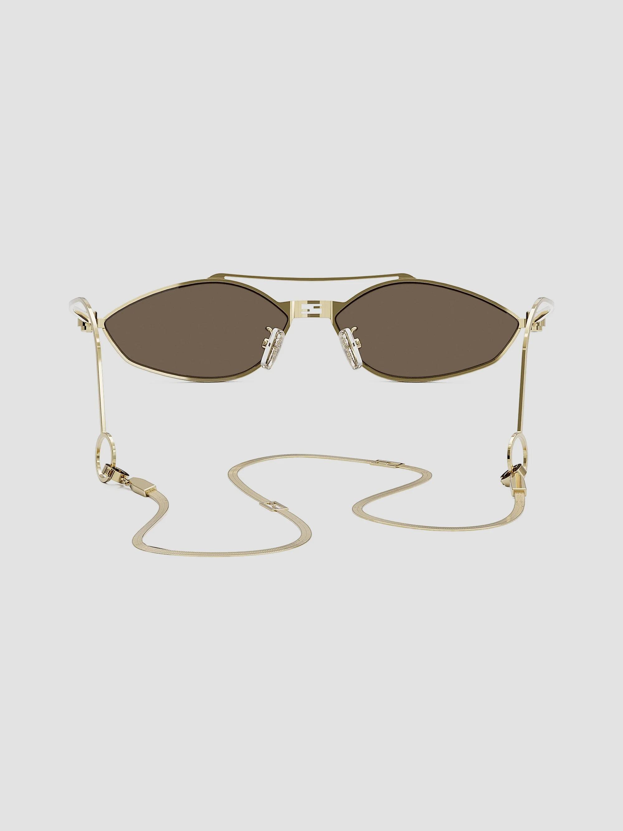 Fendi Baguette 57MM Oval Sunglasses | Saks Fifth Avenue