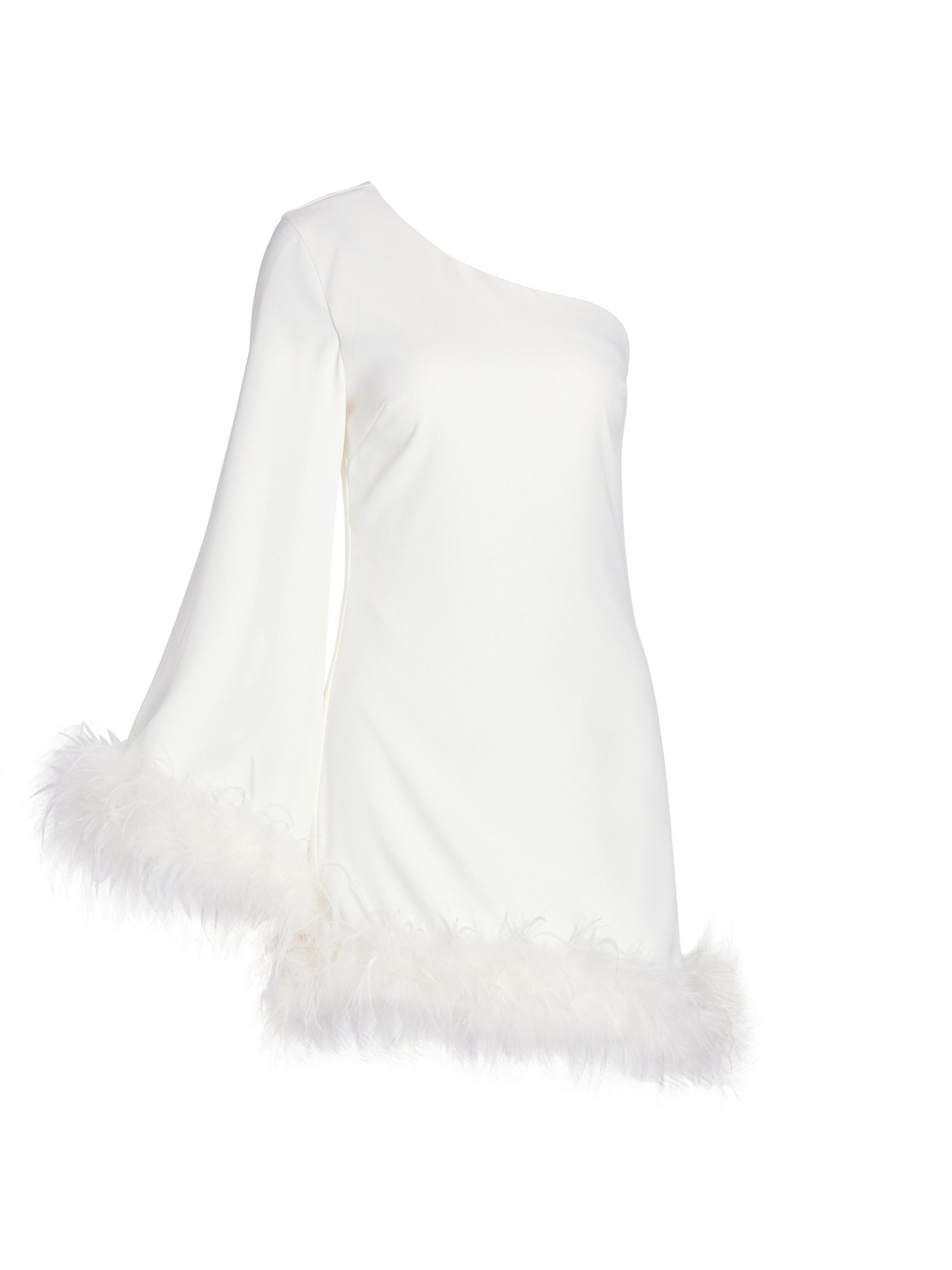 Elliatt Women's Guinevere Feather-Trim Dress -