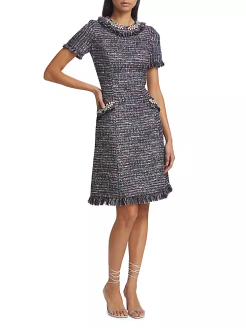LOOKAST Amy Tweed Dress (2 Colors) by W Concept