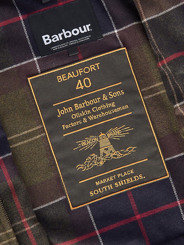 Shop Barbour 40th Anniversary Beaufort Waxed Cotton Jacket Shop Barbour 40th Anniversary Beaufort Waxed Cotton Jacket