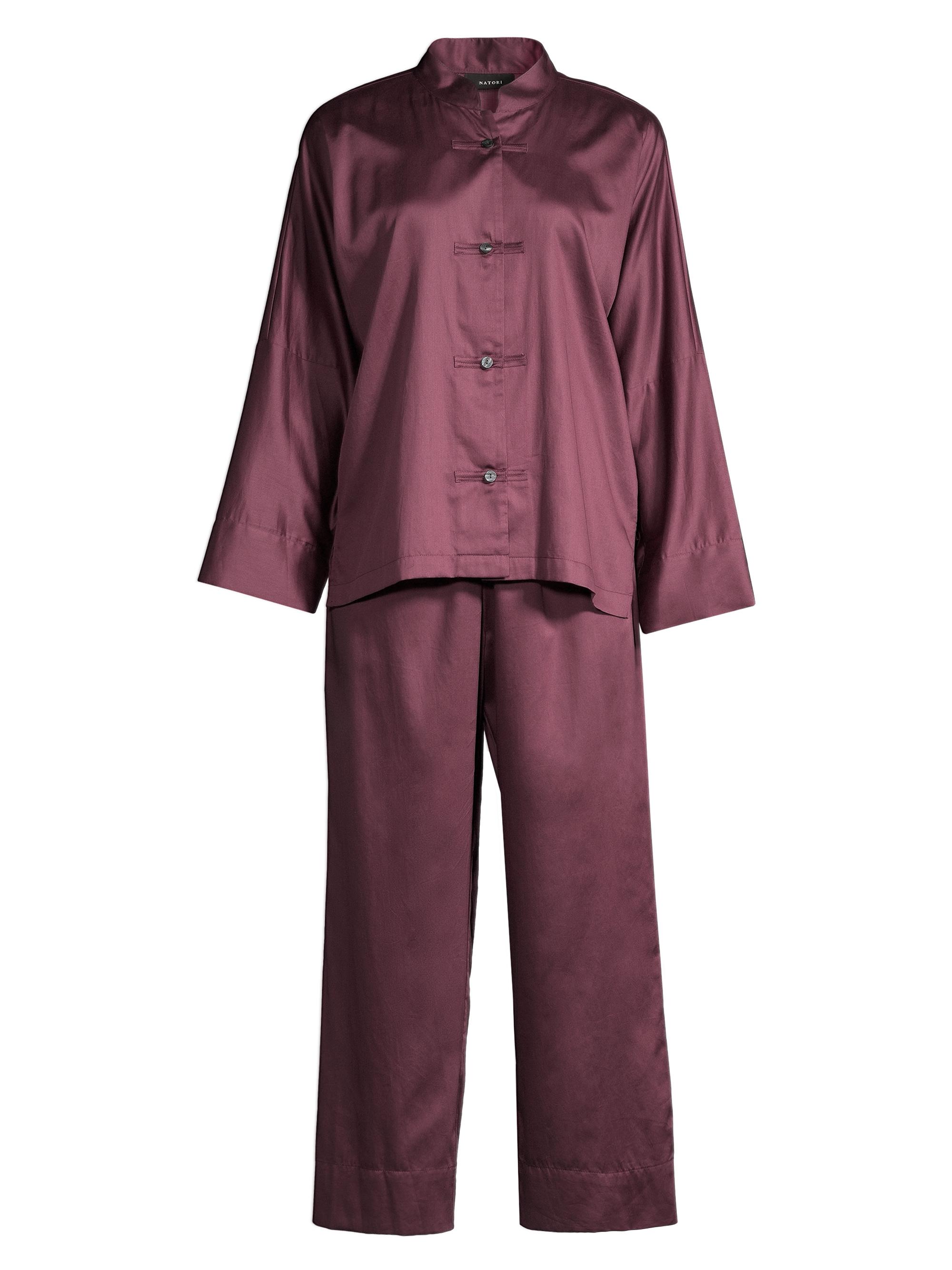 Natori Women's Satin Pajama Set - Chocolate
