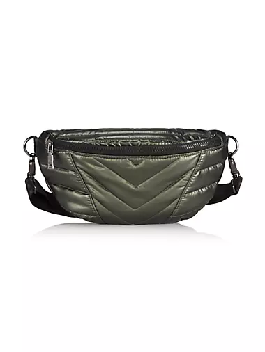 Buy THINK ROYLN Quilted Bum Bag Fall Sale - Shiny Olive At 25% Off