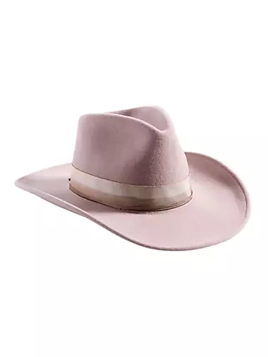 Mallow Wool Felt Cowgirl Hat