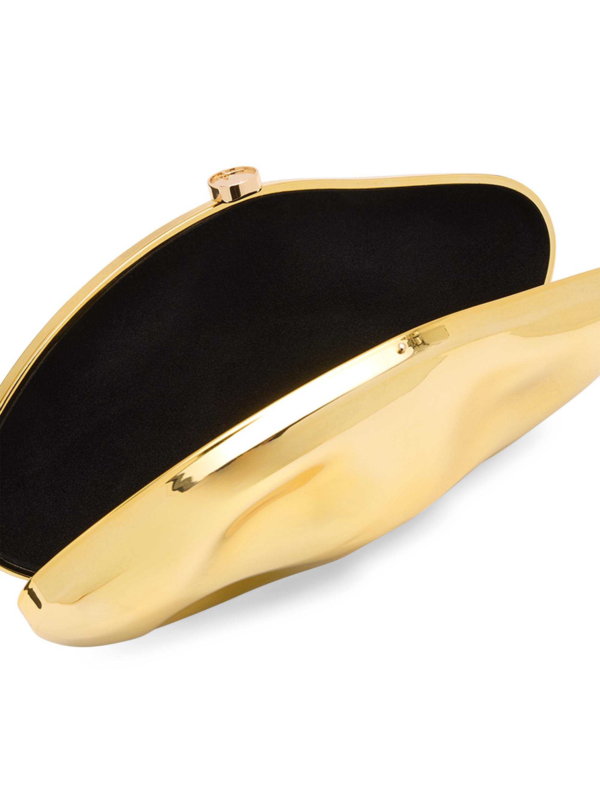 Cult Gaia Caldera Metallic Clutch Bag | Saks Fifth Avenue
