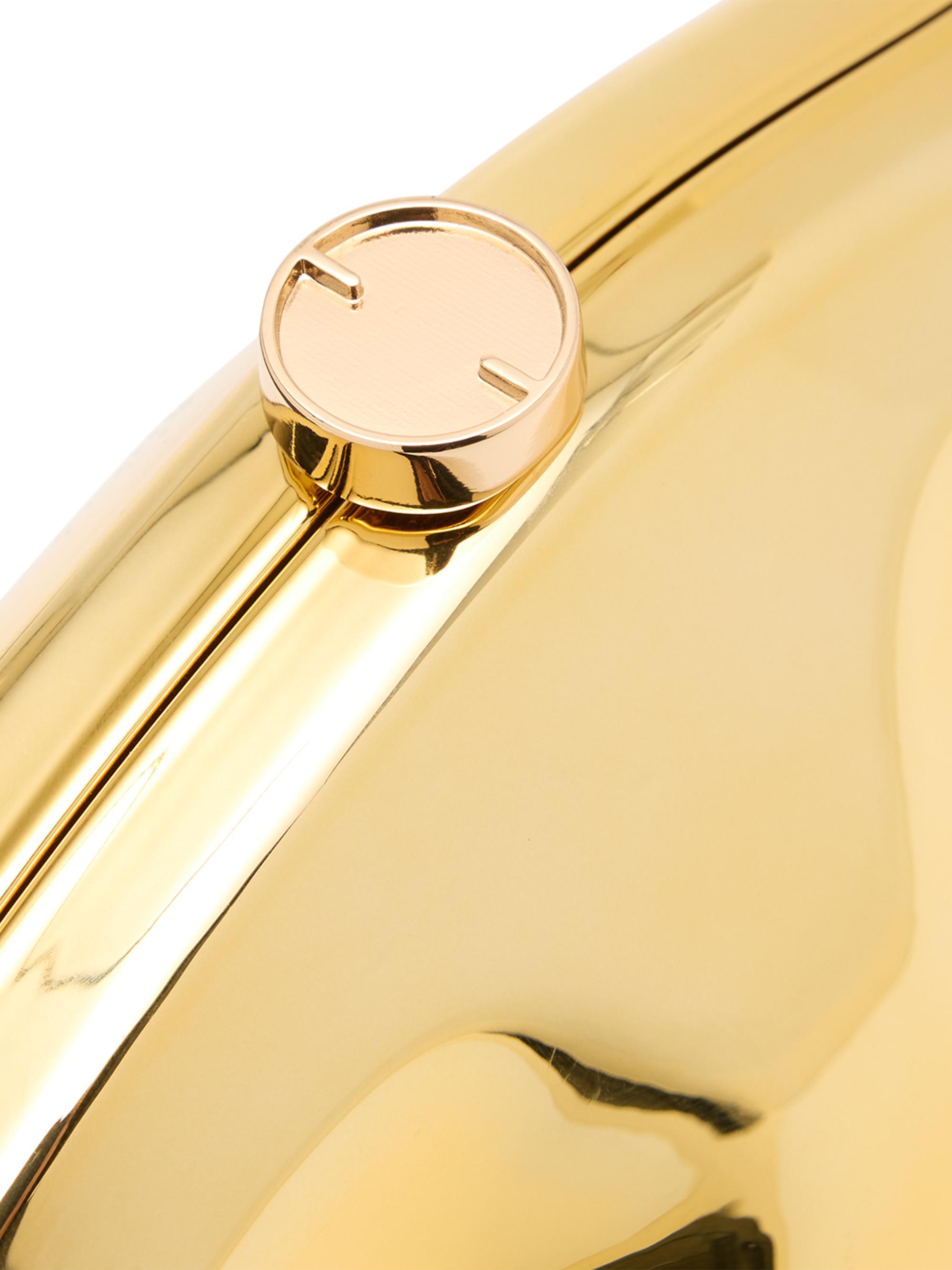 Cult Gaia Caldera Metallic Clutch Bag | Saks Fifth Avenue
