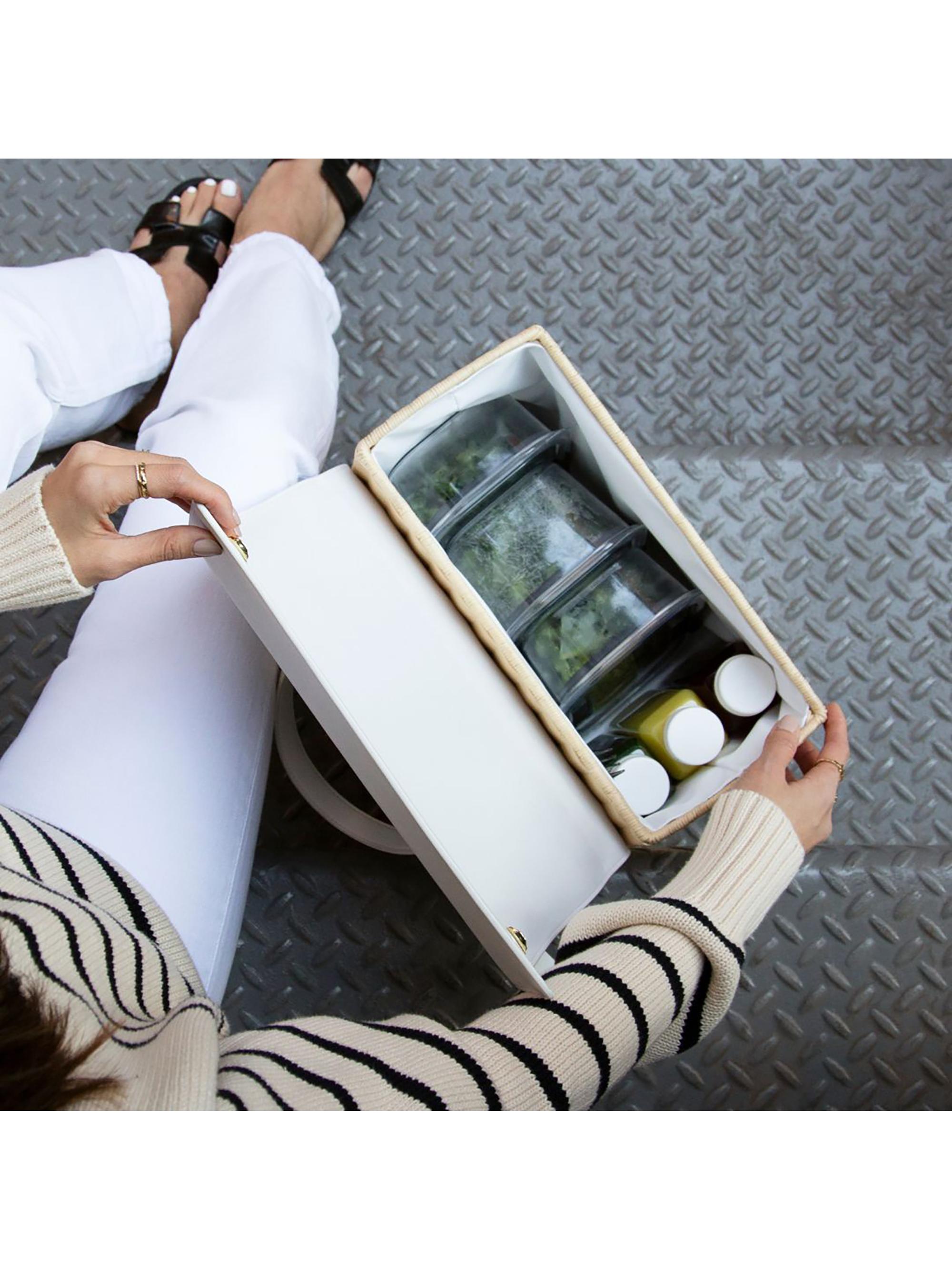 Modern Picnic The Large Luncher Wicker Lunch Box | Saks Fifth Avenue